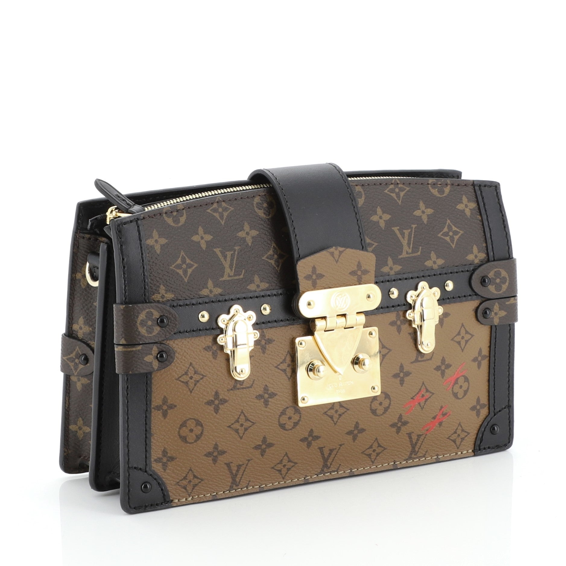 Trunk Clutch Reverse Monogram Canvas