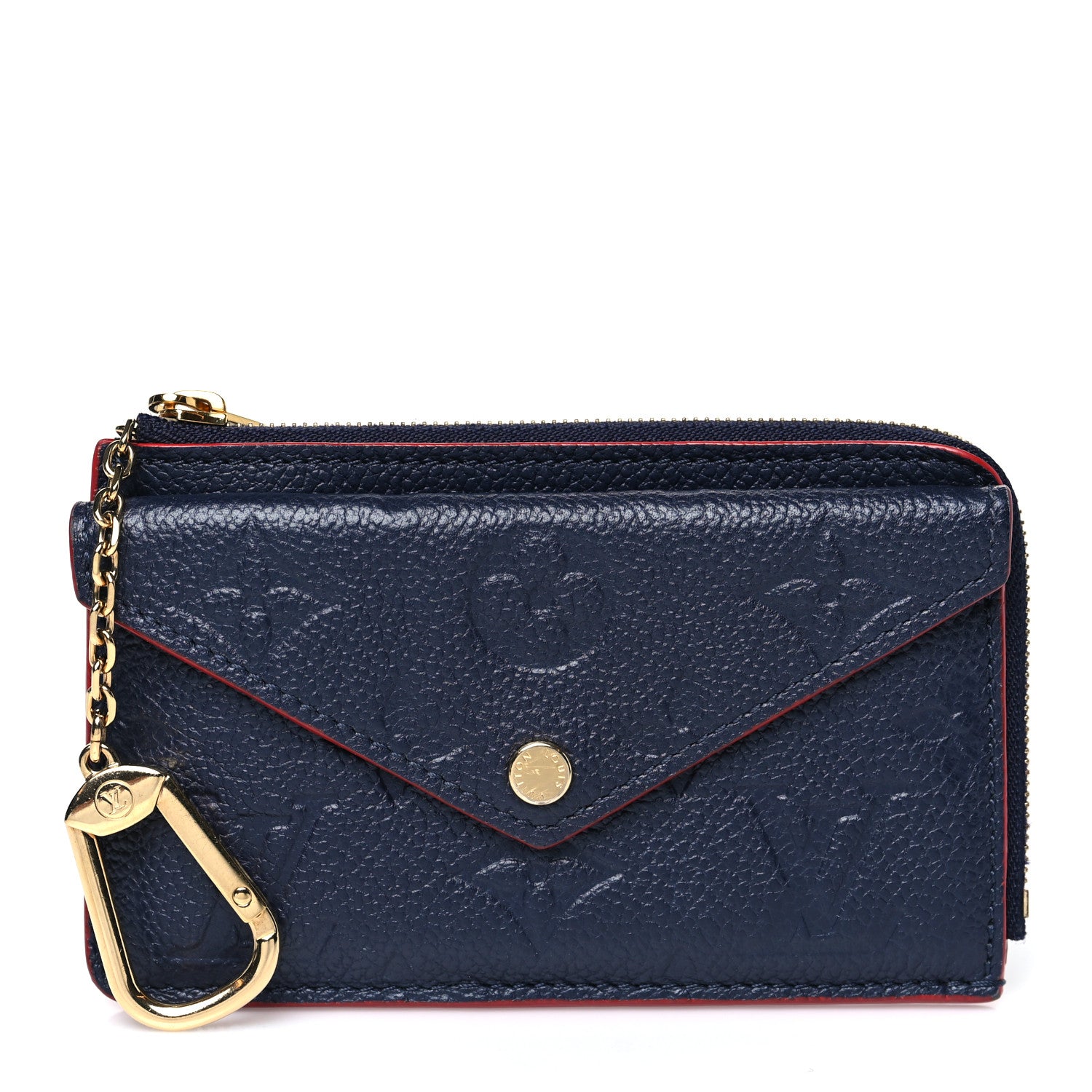 Empreinte Recto Verso  Holder Marine Rouge