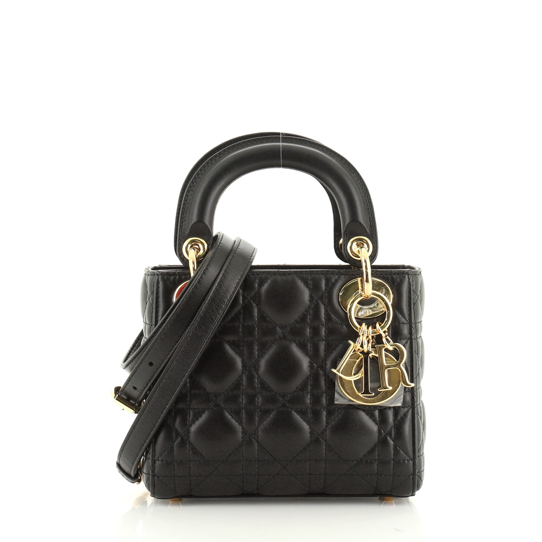 Lady Dior Bag Cannage Quilt Lambskin Mini