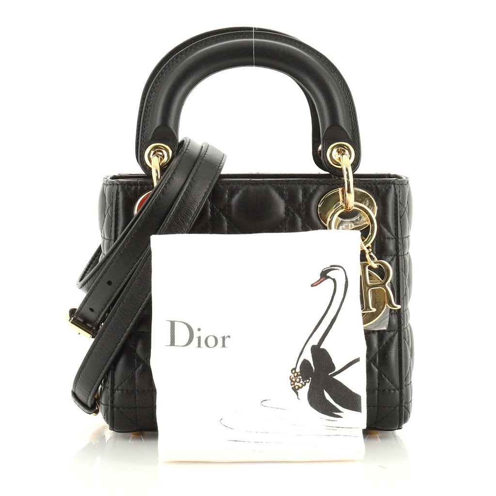 Lady Dior Bag Cannage Quilt Lambskin Mini
