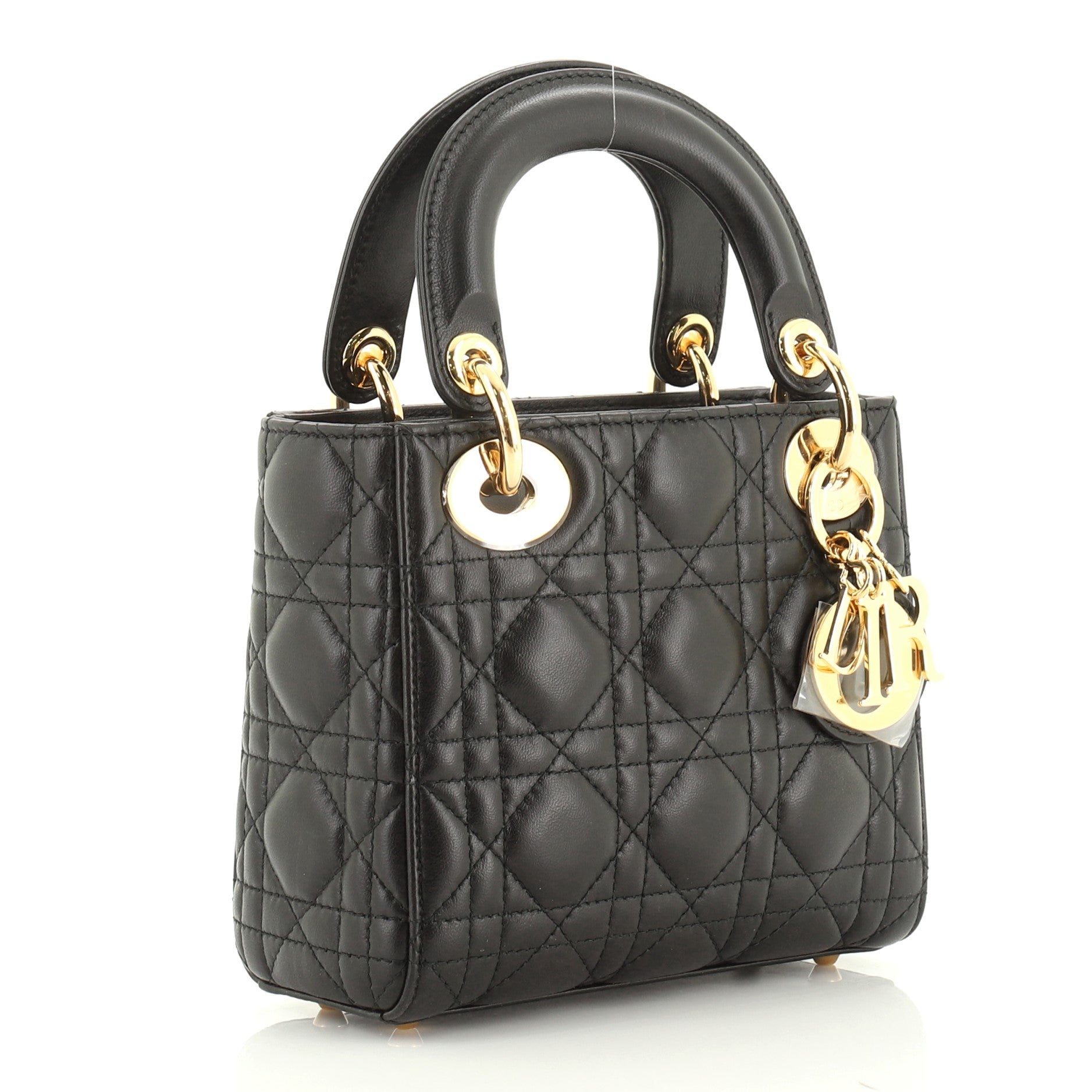 Lady Dior Bag Cannage Quilt Lambskin Mini