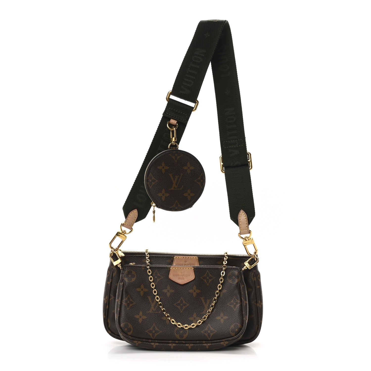 Monogram Multi Pochette Accessories Kaki