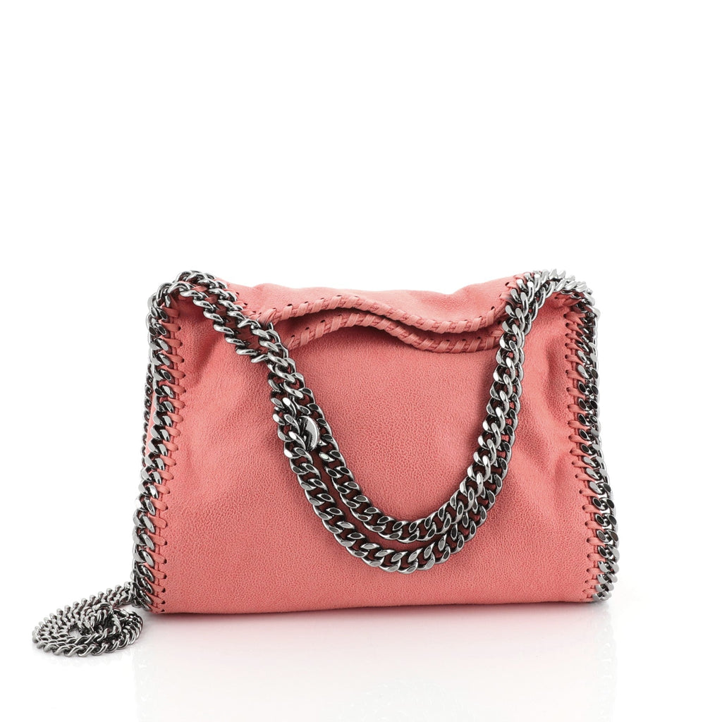 Falabella Fold Over Crossbody Bag Shaggy Deer Mini