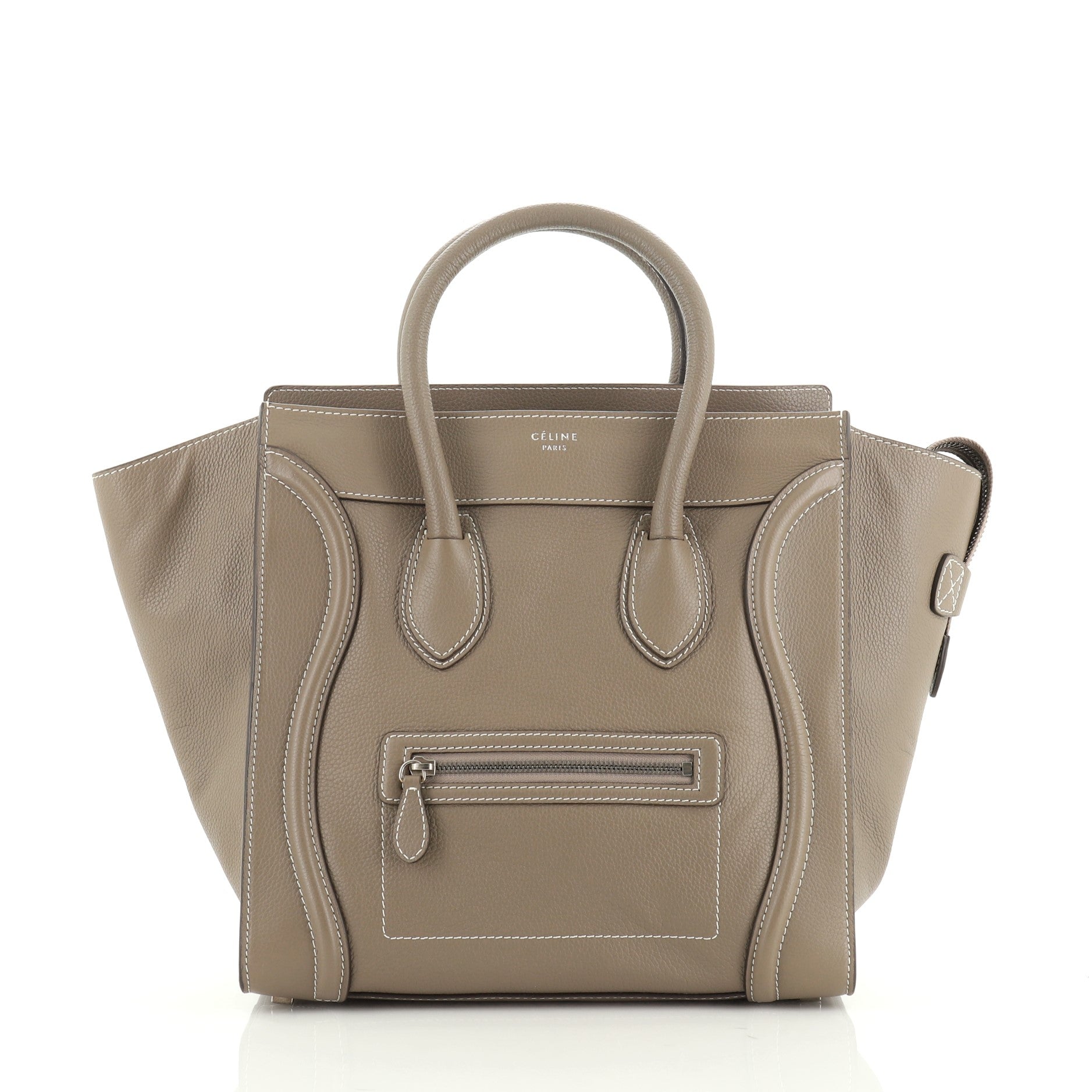 Luggage Bag Grainy Leather Mini