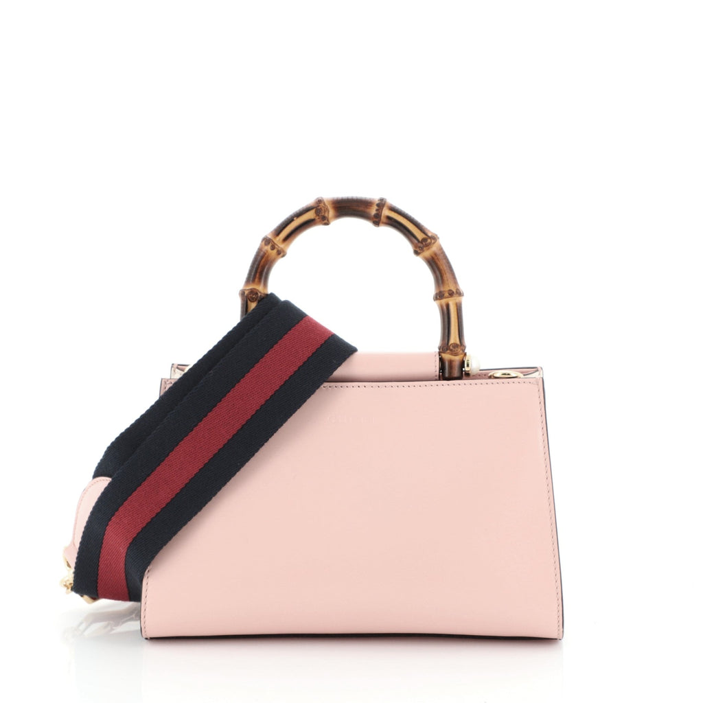Nymphaea Top Handle Bag Leather Mini