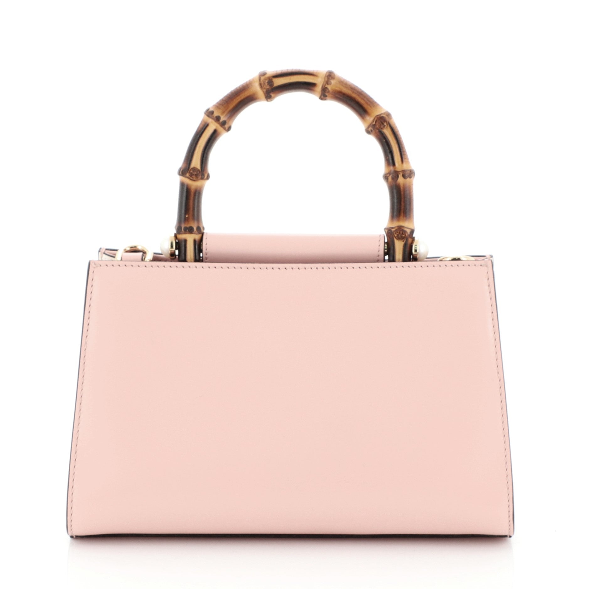 Nymphaea Top Handle Bag Leather Mini