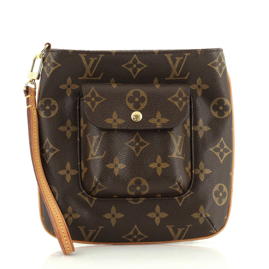 Partition Wristlet Clutch Monogram Canvas