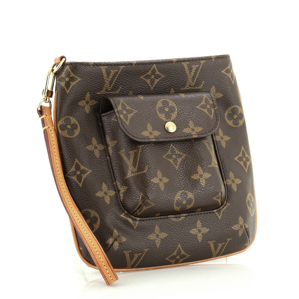Partition Wristlet Clutch Monogram Canvas