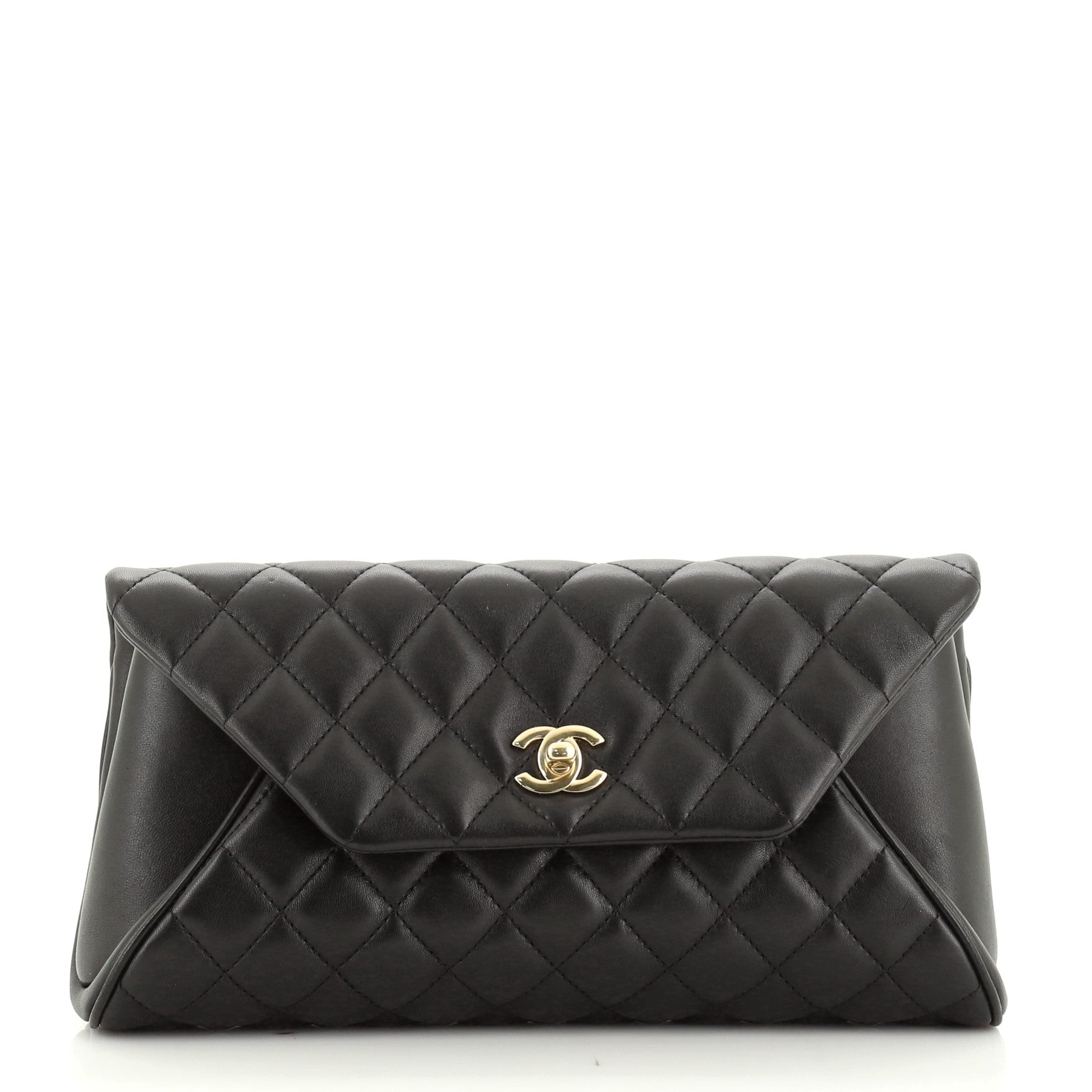 Fold Up Again Clutch Quilted Lambskin