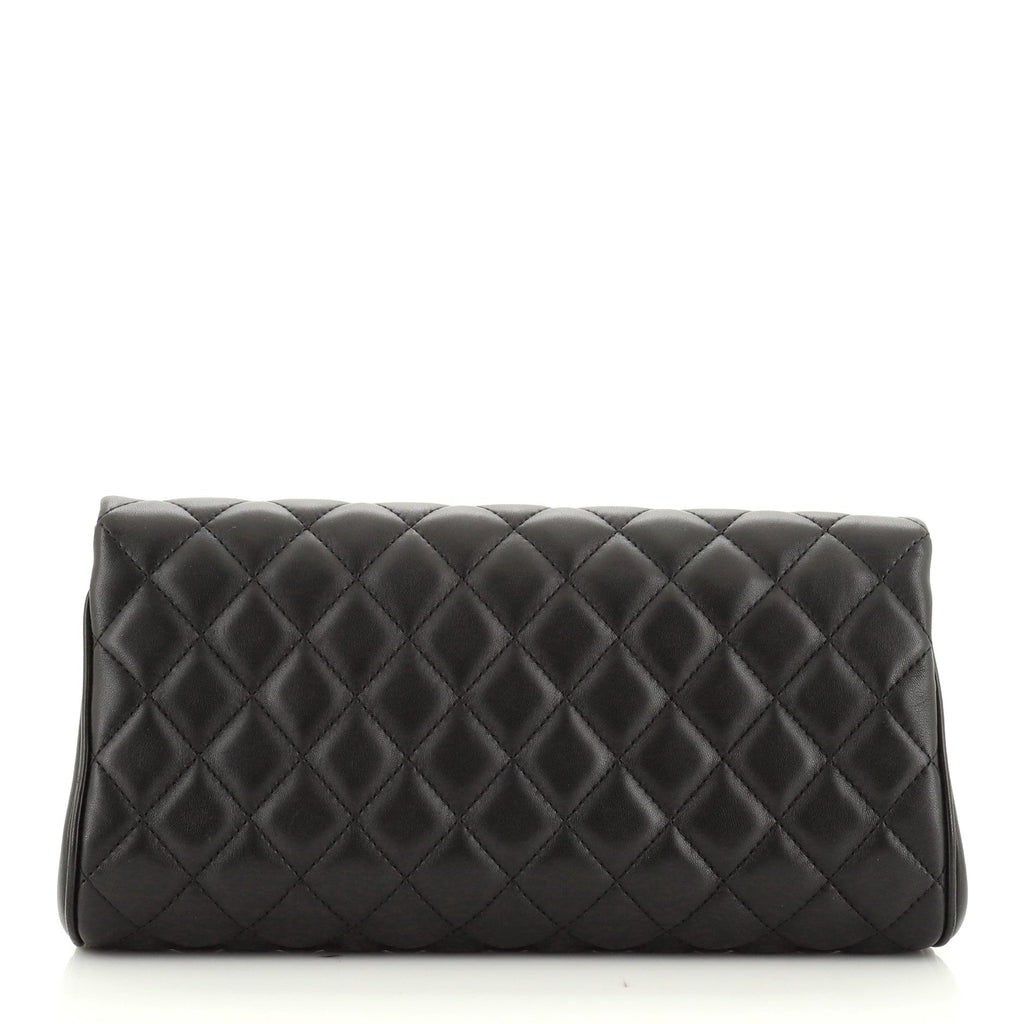 Fold Up Again Clutch Quilted Lambskin