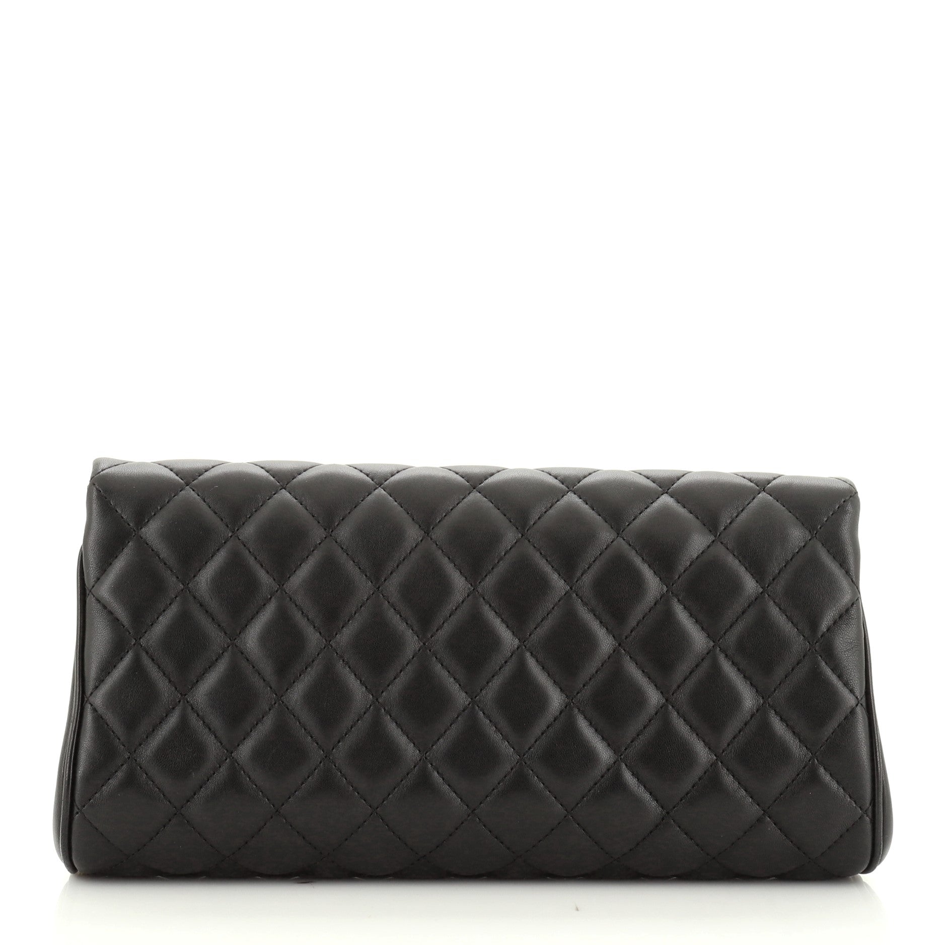 Fold Up Again Clutch Quilted Lambskin