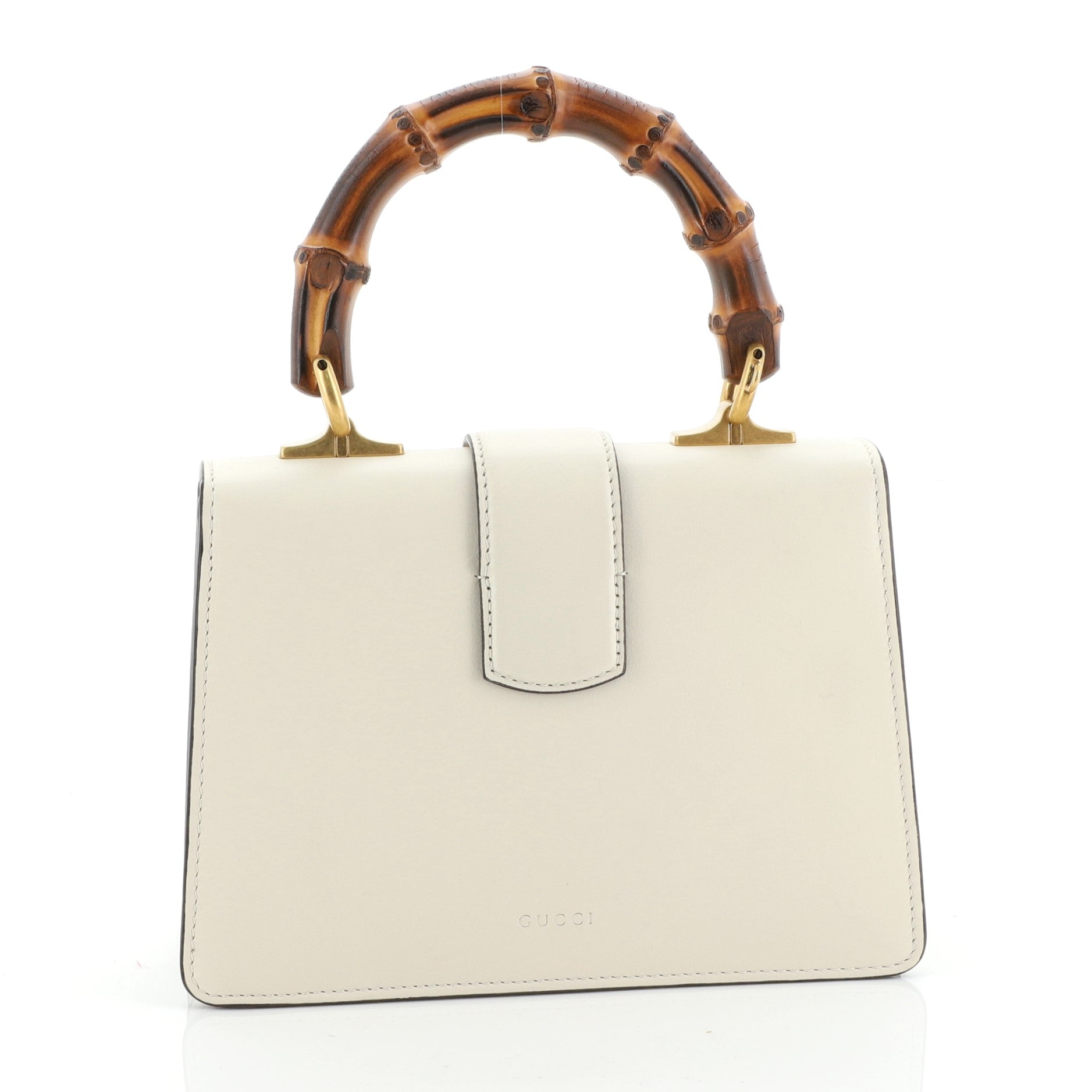 Dionysus Bamboo Top Handle Bag Colorblock Leather Mini