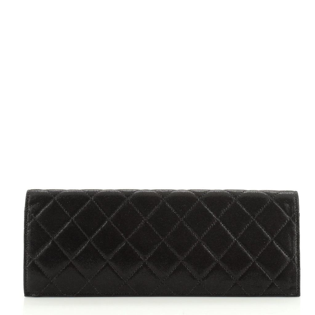Crystal CC Clutch Iridescent Suede Medium