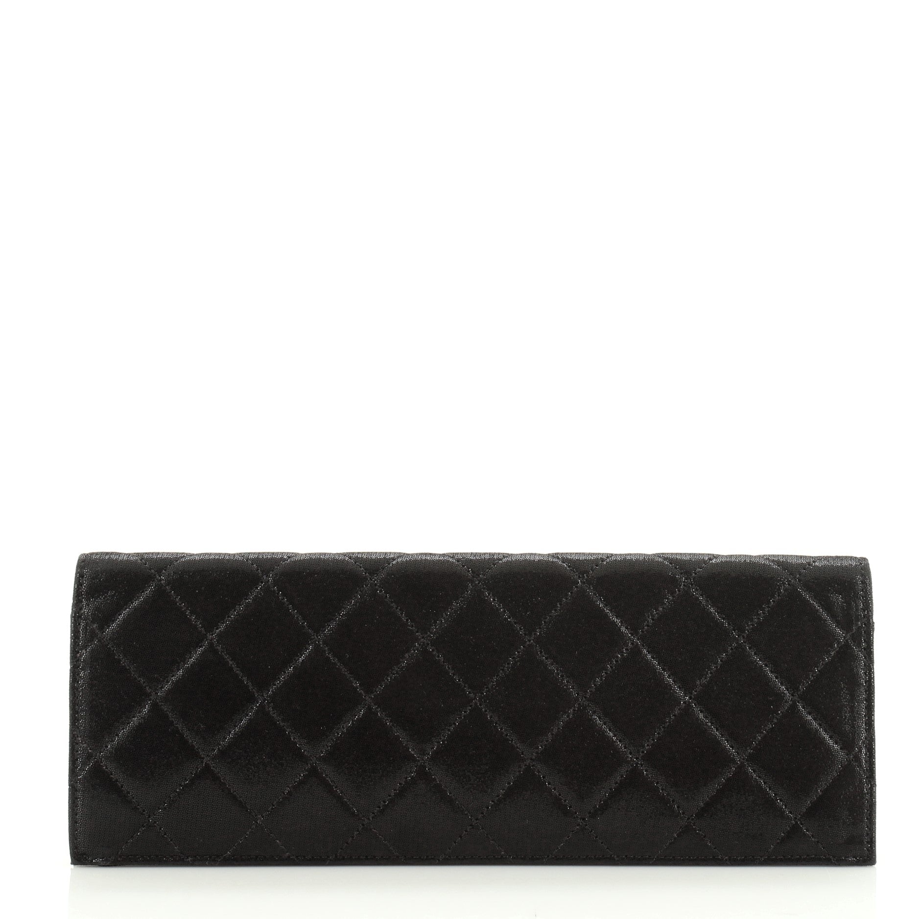 Crystal CC Clutch Iridescent Suede Medium