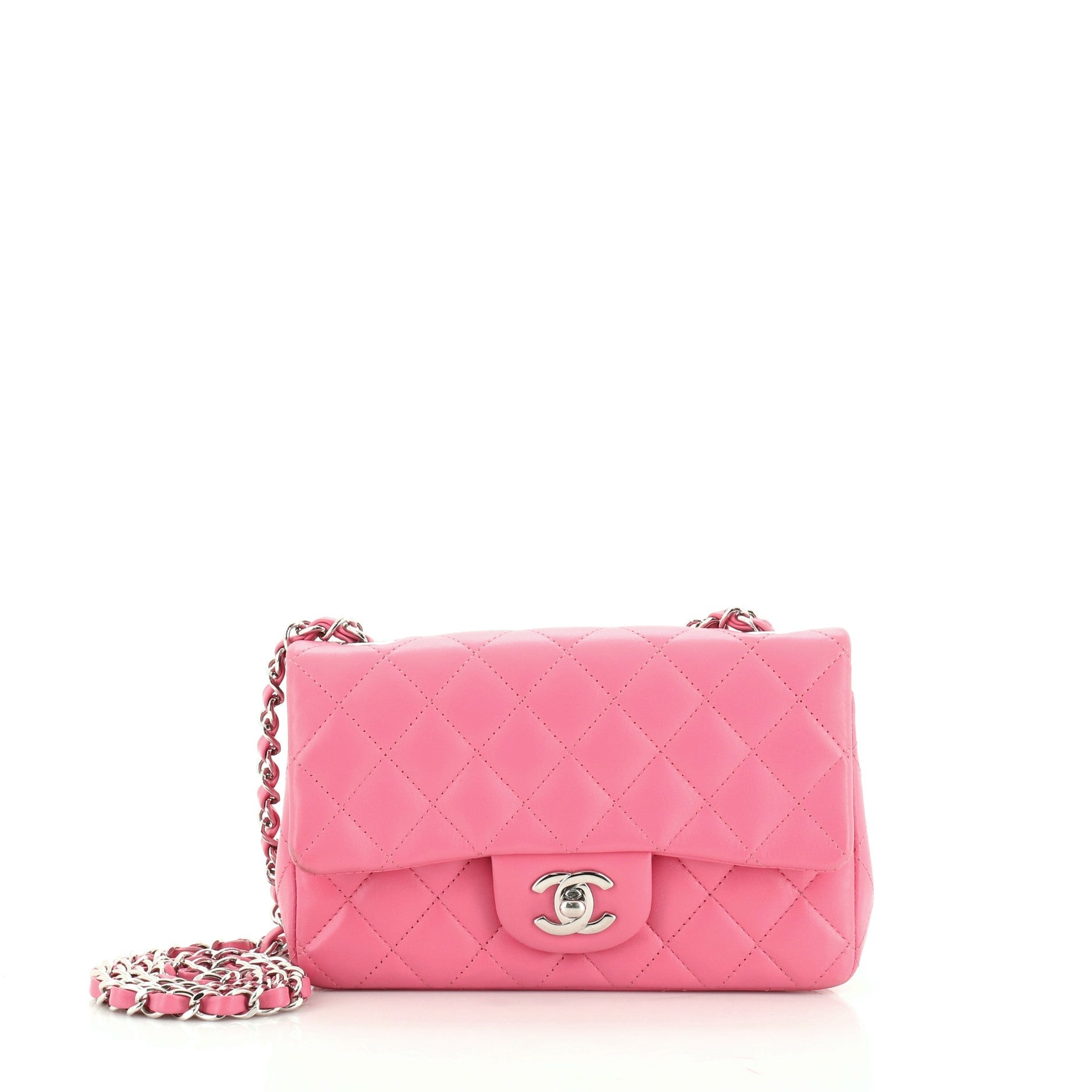 Classic Single Flap Bag Quilted Lambskin Mini