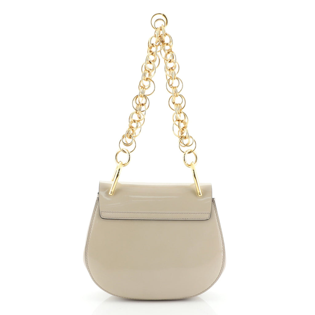 Drew Bijou Crossbody Bag Patent Mini