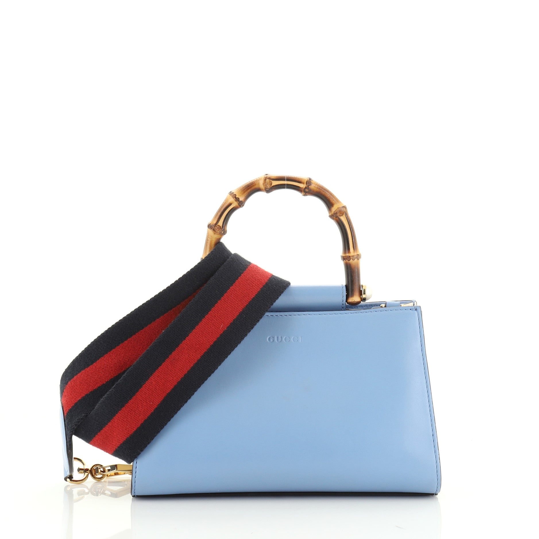 Nymphaea Top Handle Bag Leather Mini