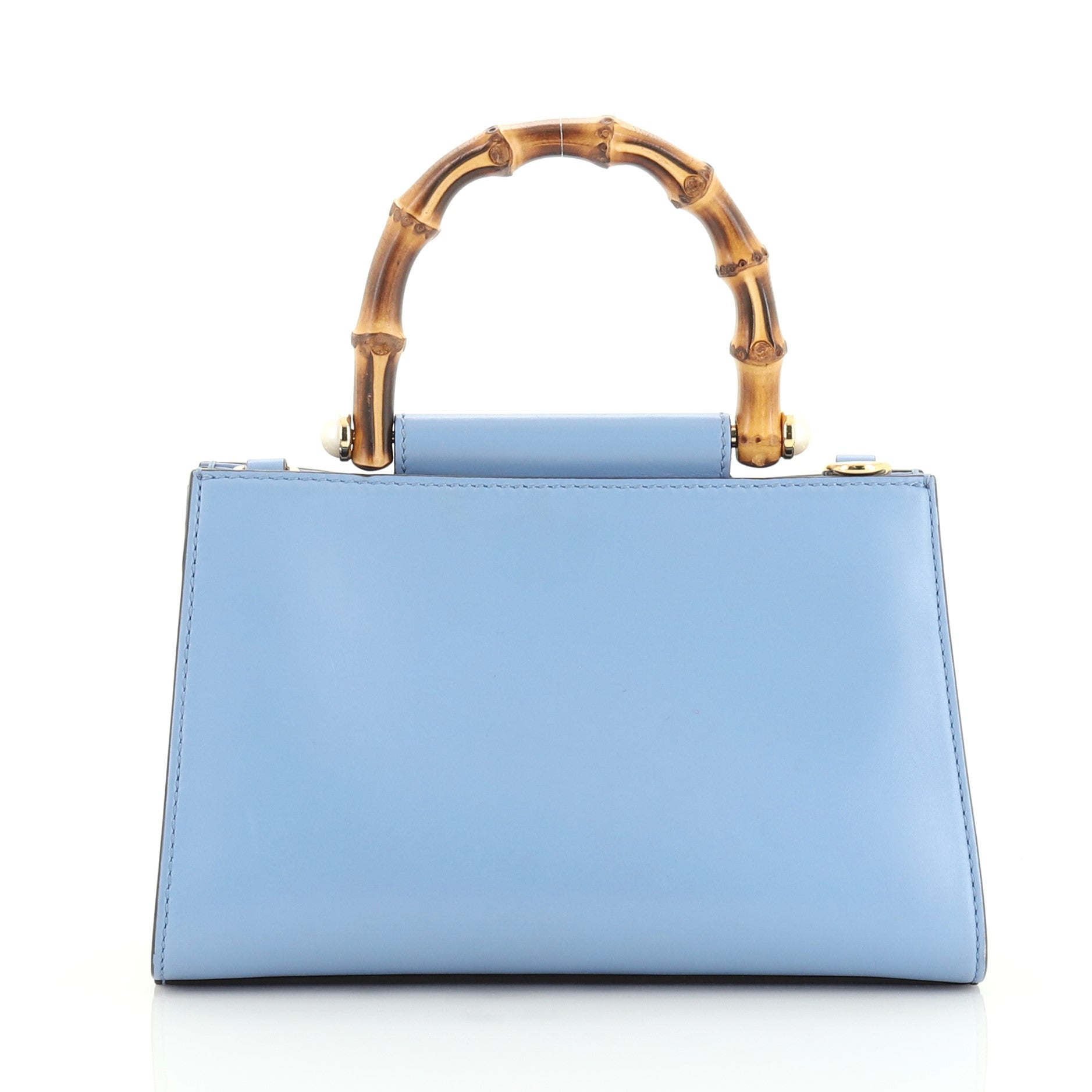 Nymphaea Top Handle Bag Leather Mini