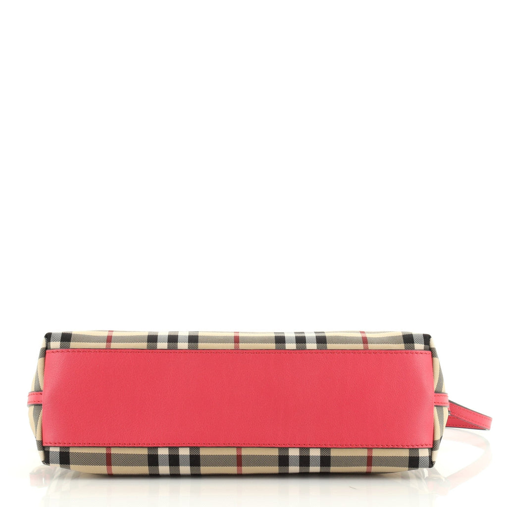Leah Clutch Bag Horseferry Check Canvas Small