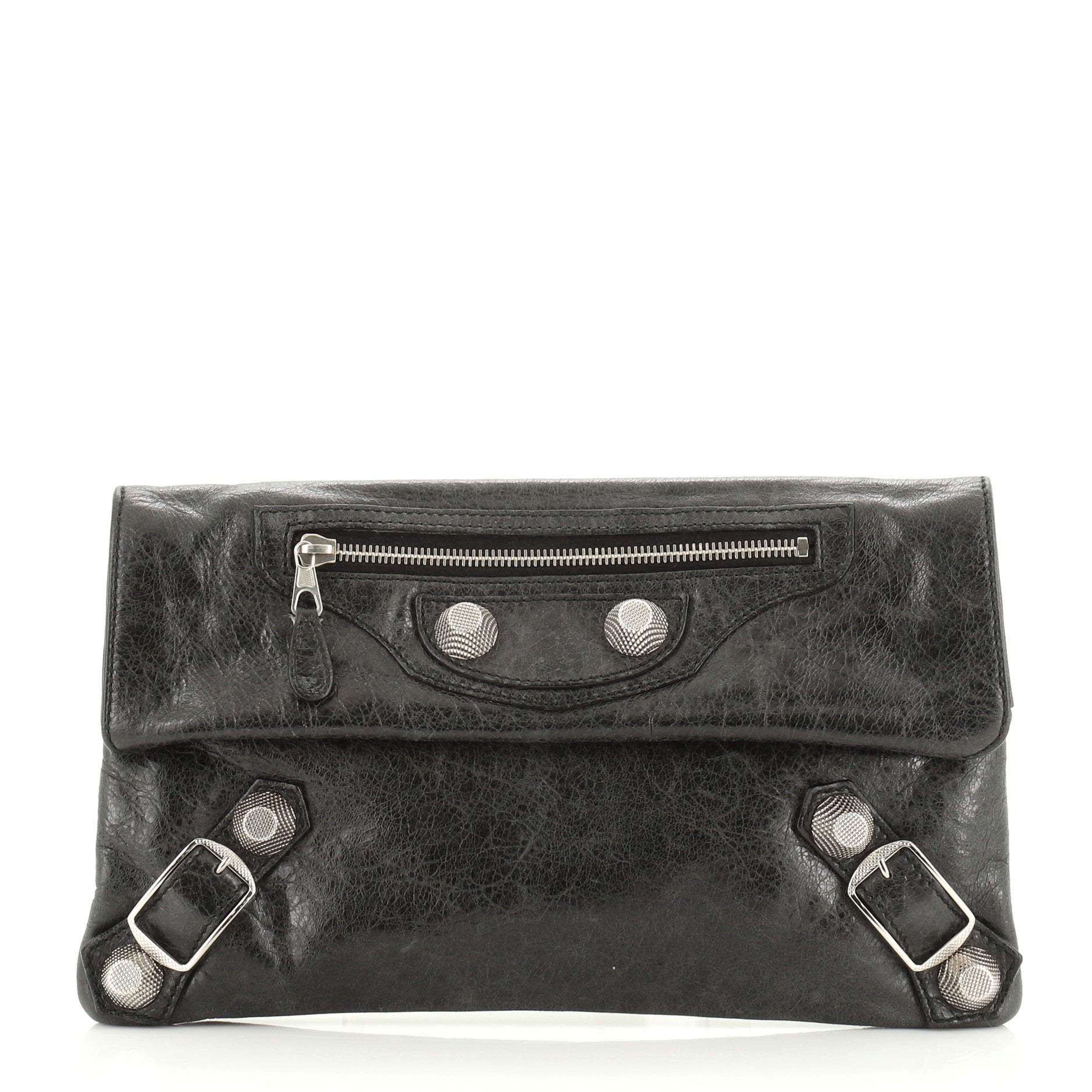 Envelope Clutch Giant Studs Leather