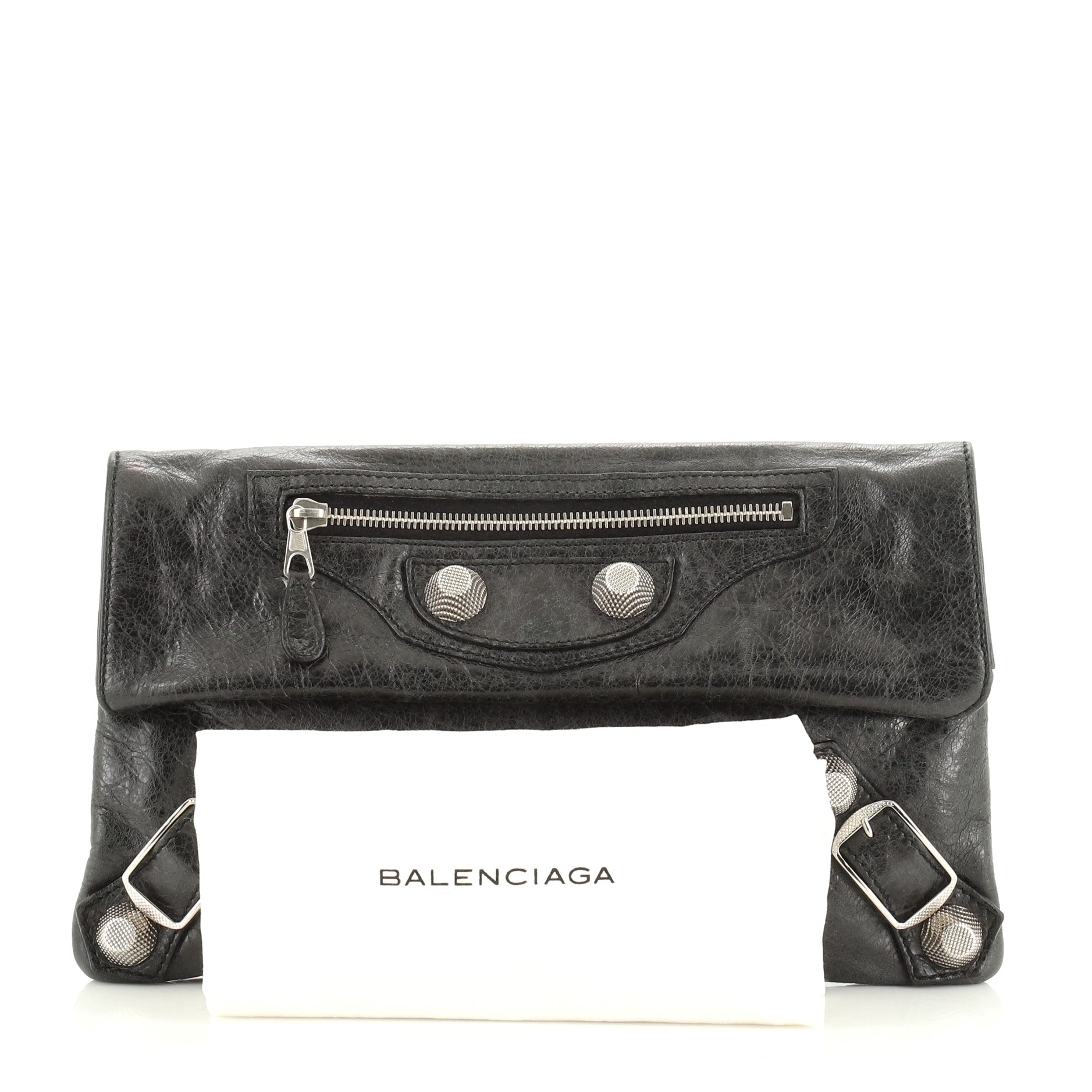 Envelope Clutch Giant Studs Leather