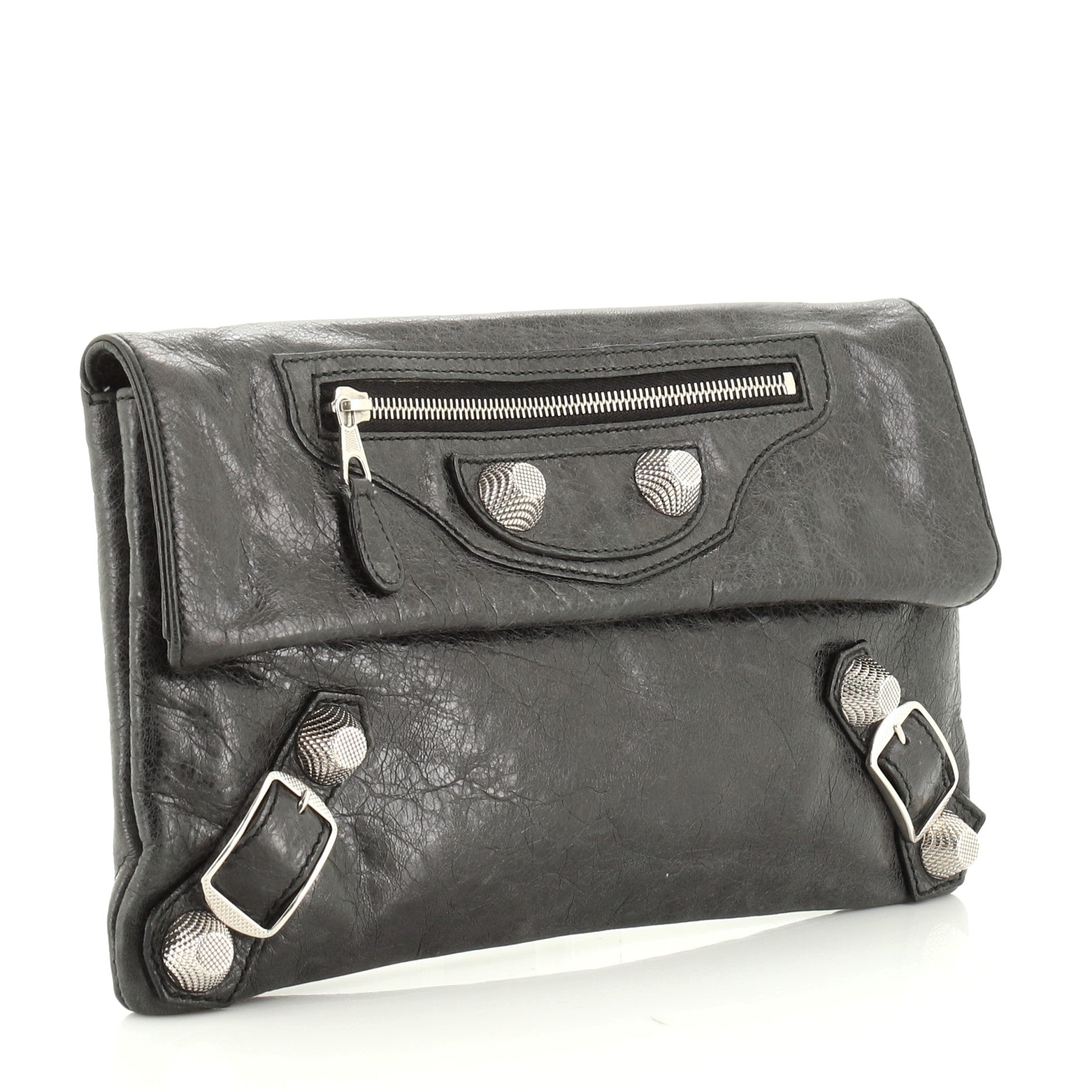 Envelope Clutch Giant Studs Leather