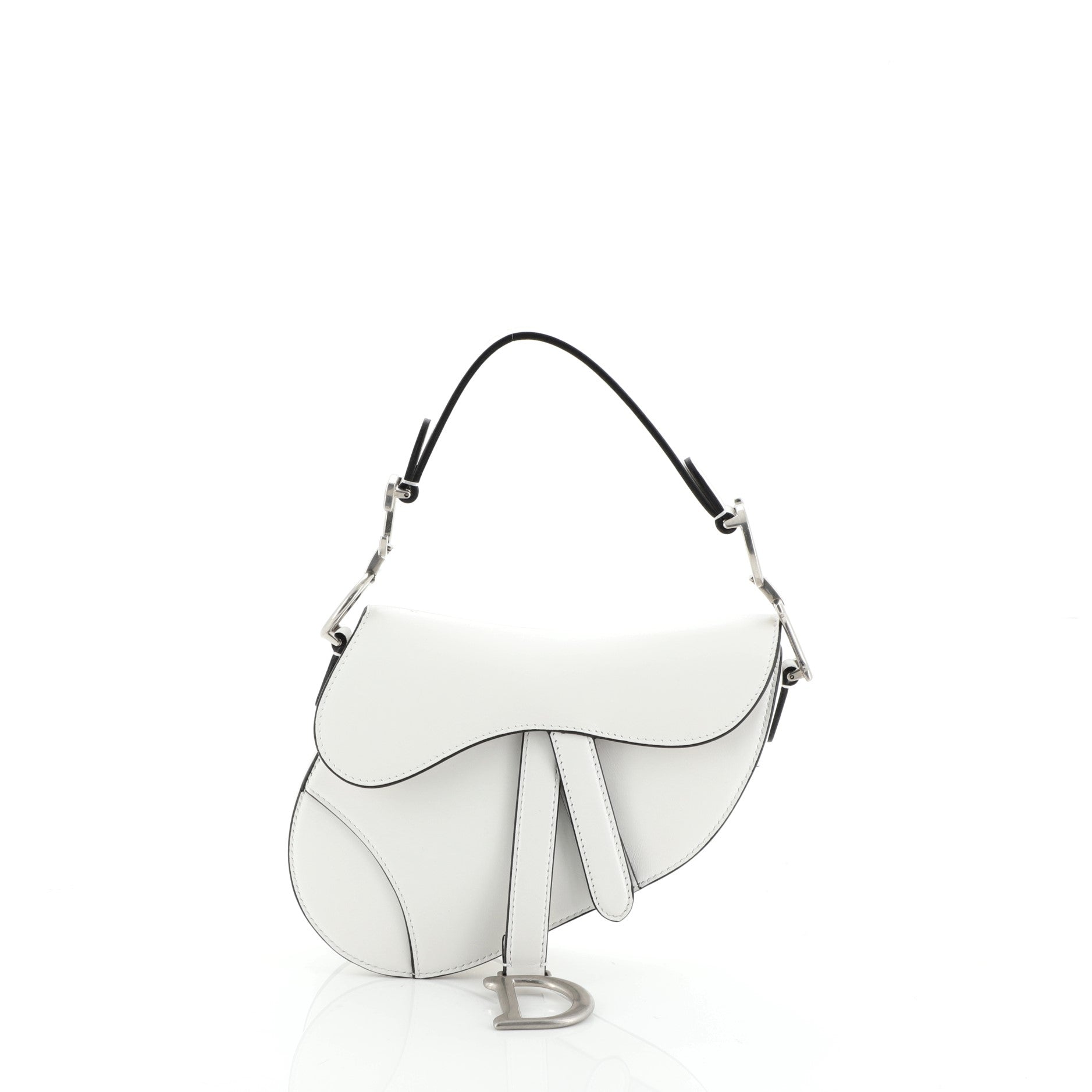 Saddle Handbag Leather Mini