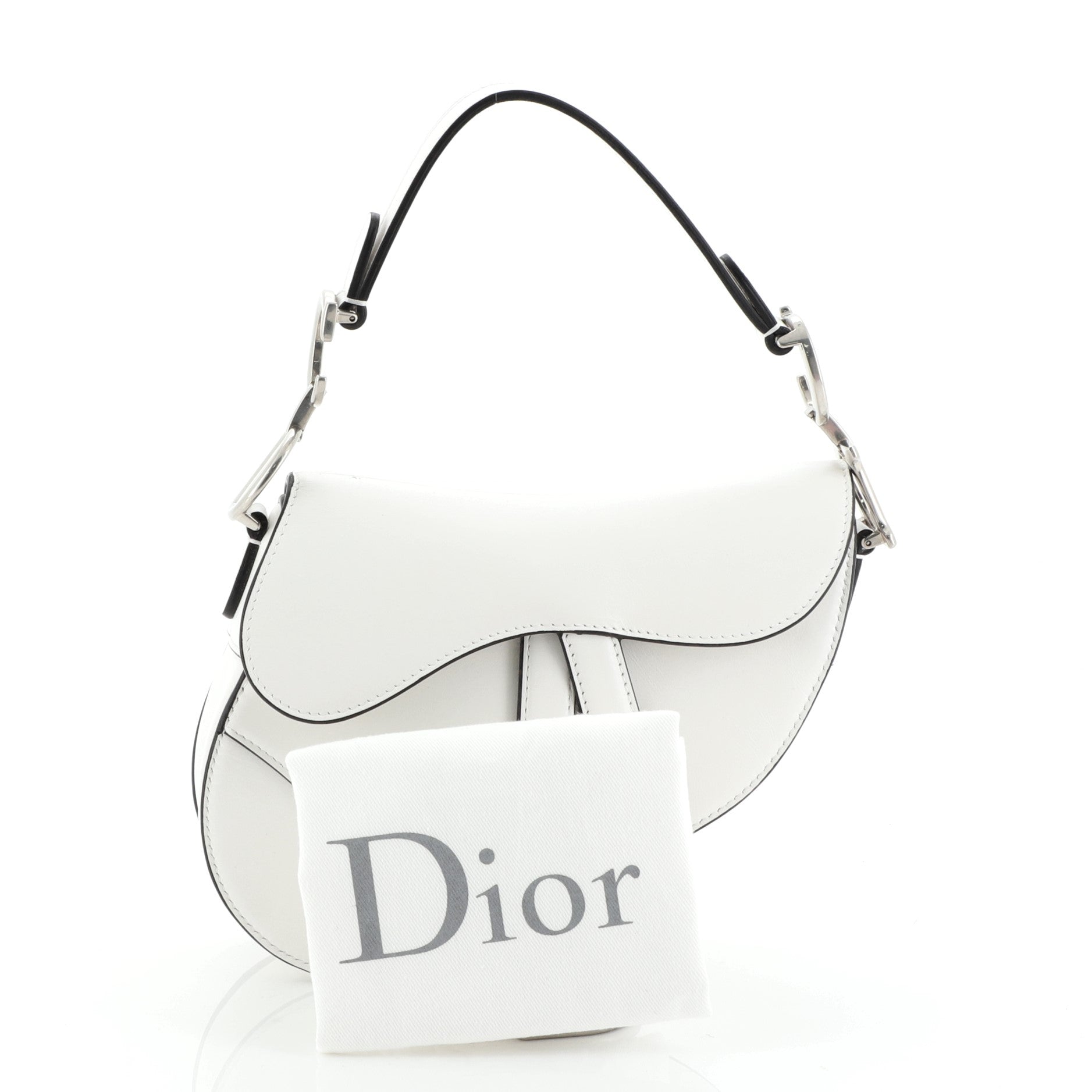 Saddle Handbag Leather Mini