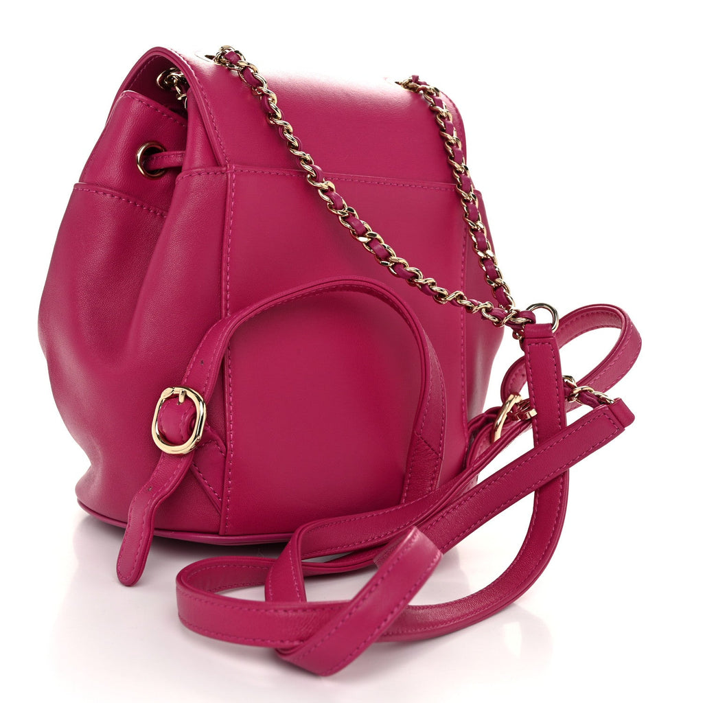 Lambskin CC Mania Backpack Pink