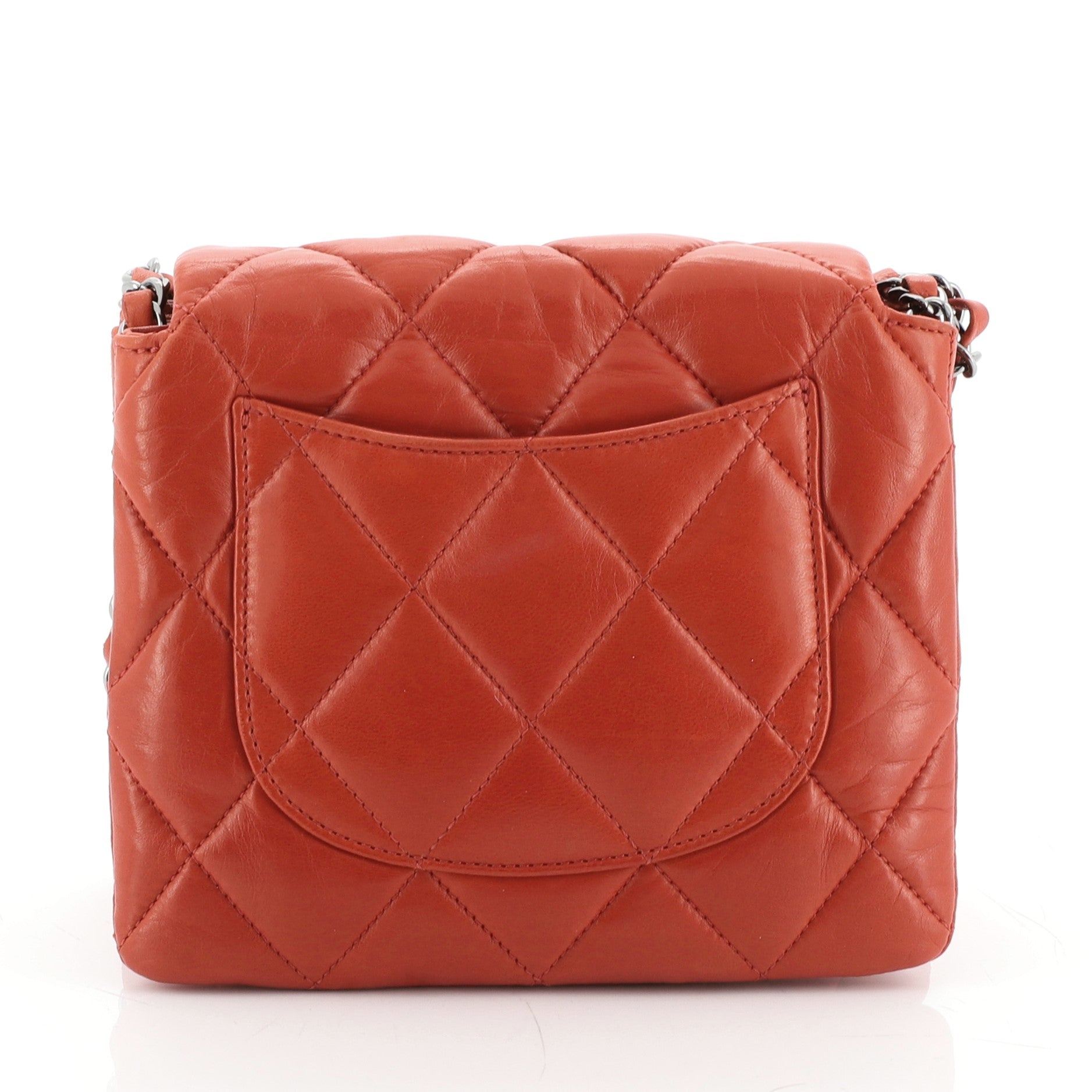 3 Accordion Flap Bag Quilted Lambskin Mini