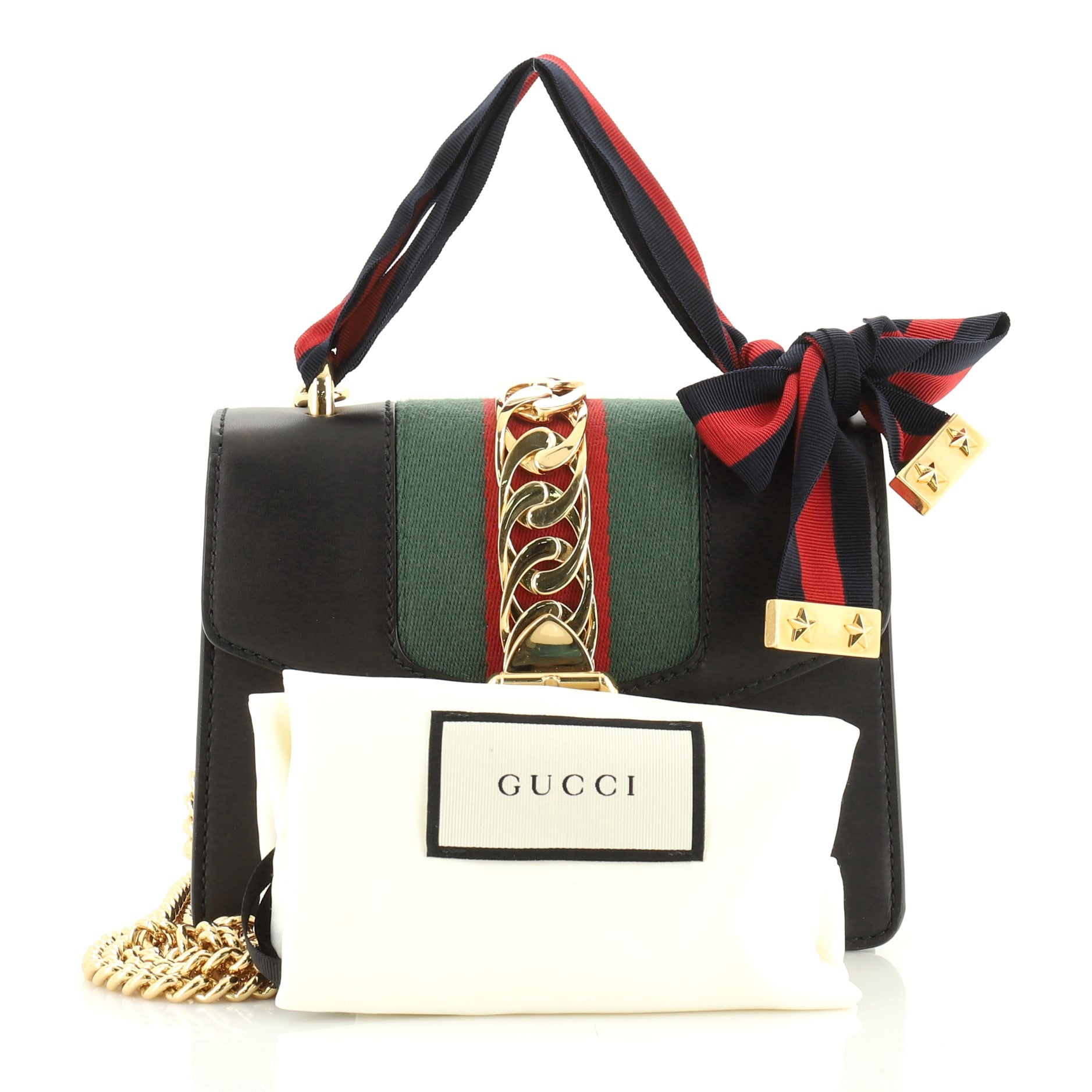 Sylvie Chain Shoulder Bag Leather Mini