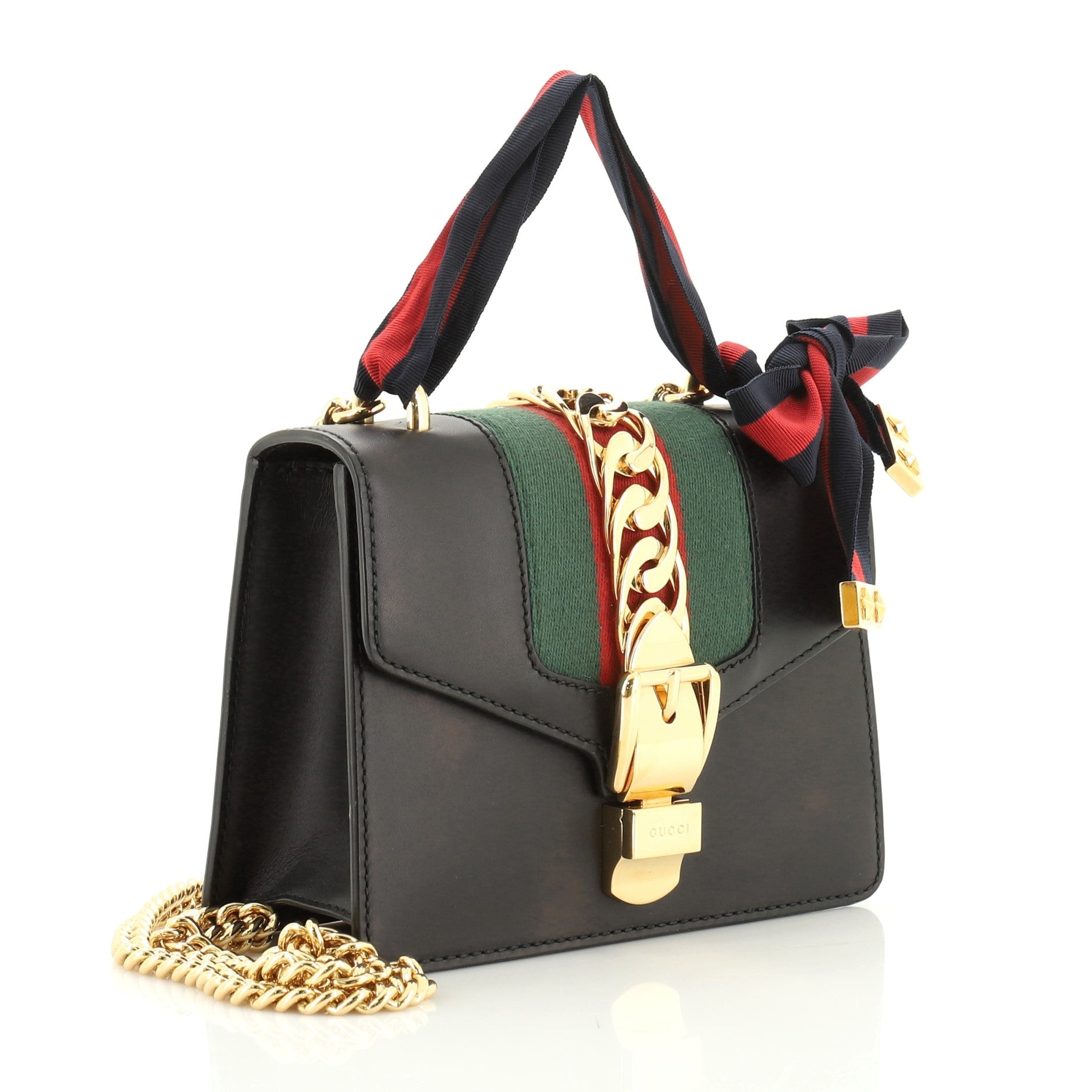 Sylvie Chain Shoulder Bag Leather Mini