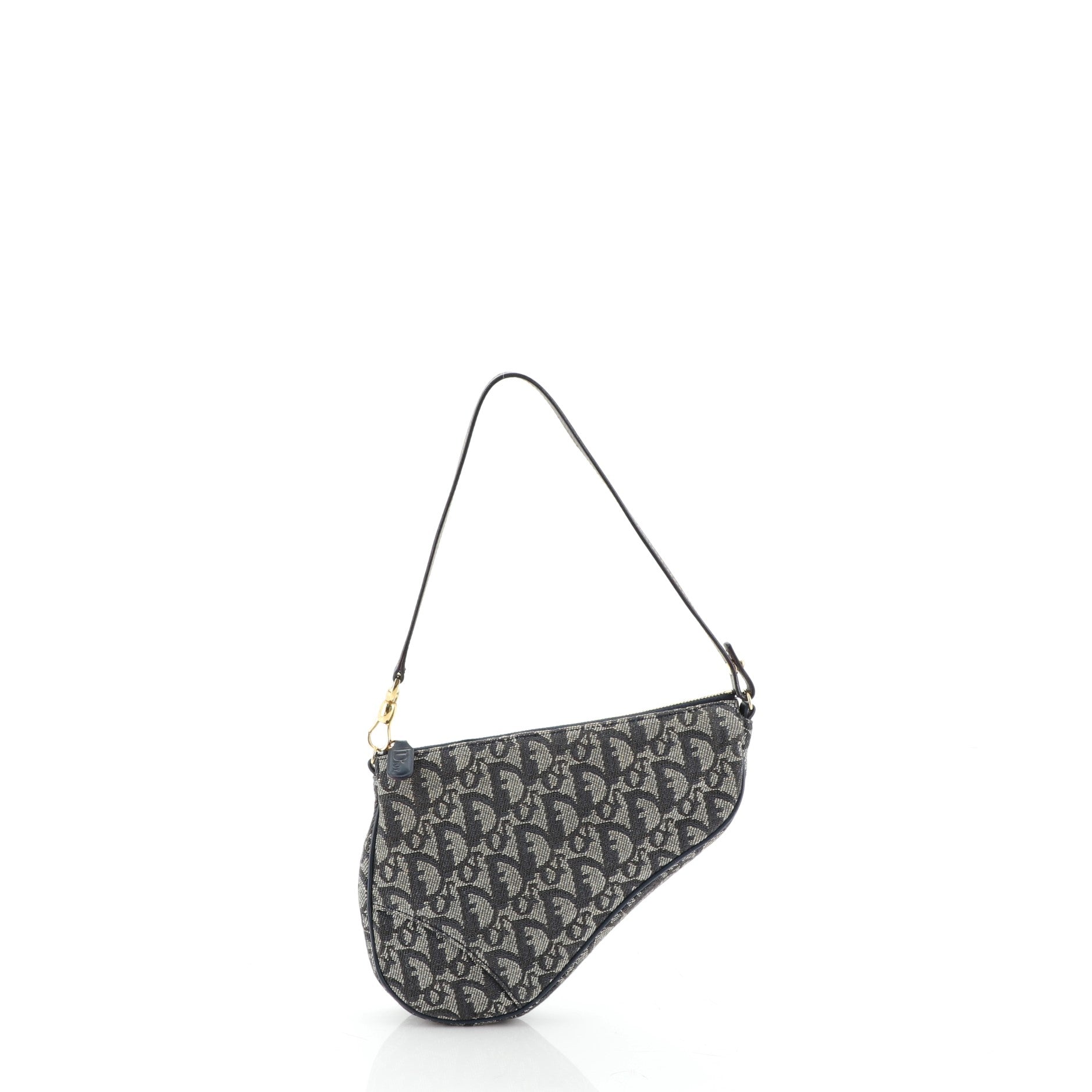 Vintage Saddle Bag Diorissimo Canvas Mini