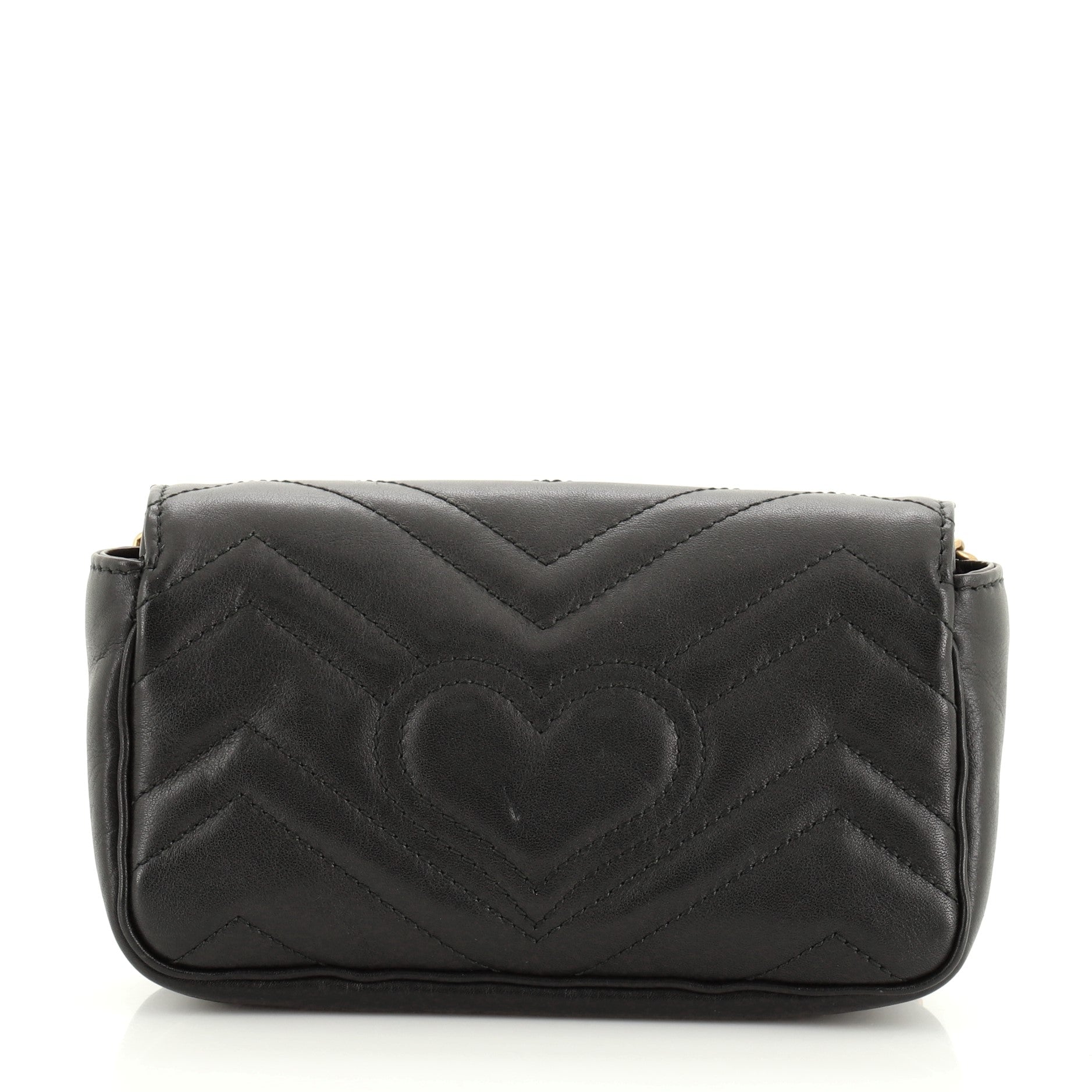 GG Marmont Flap Bag Matelasse Leather Super Mini