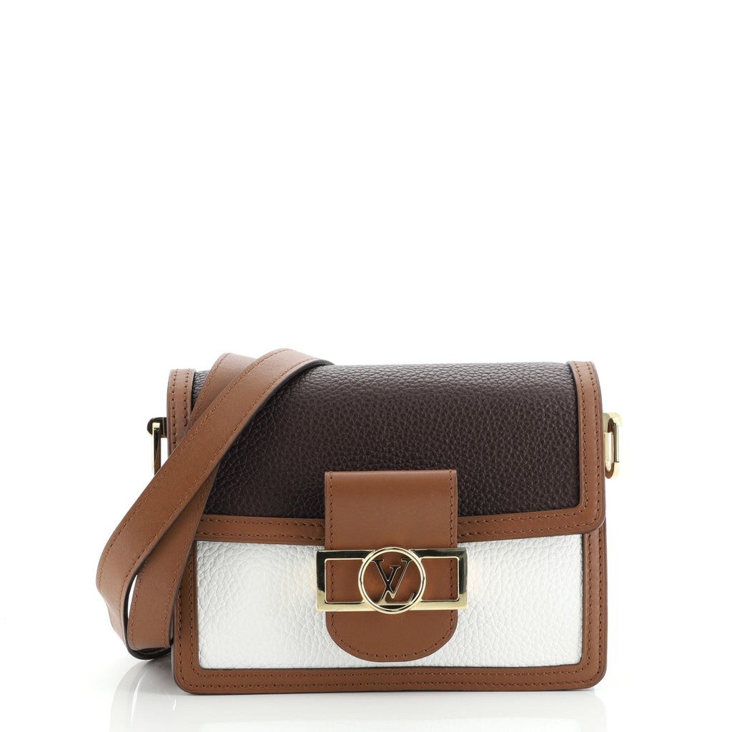 Dauphine Shoulder Bag Taurillon Leather Mini