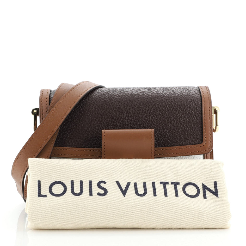 Dauphine Shoulder Bag Taurillon Leather Mini