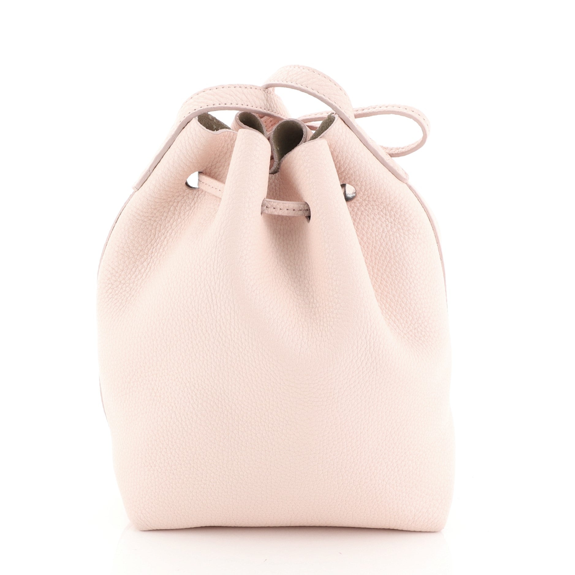 Bucket Bag Tumbled Leather Mini