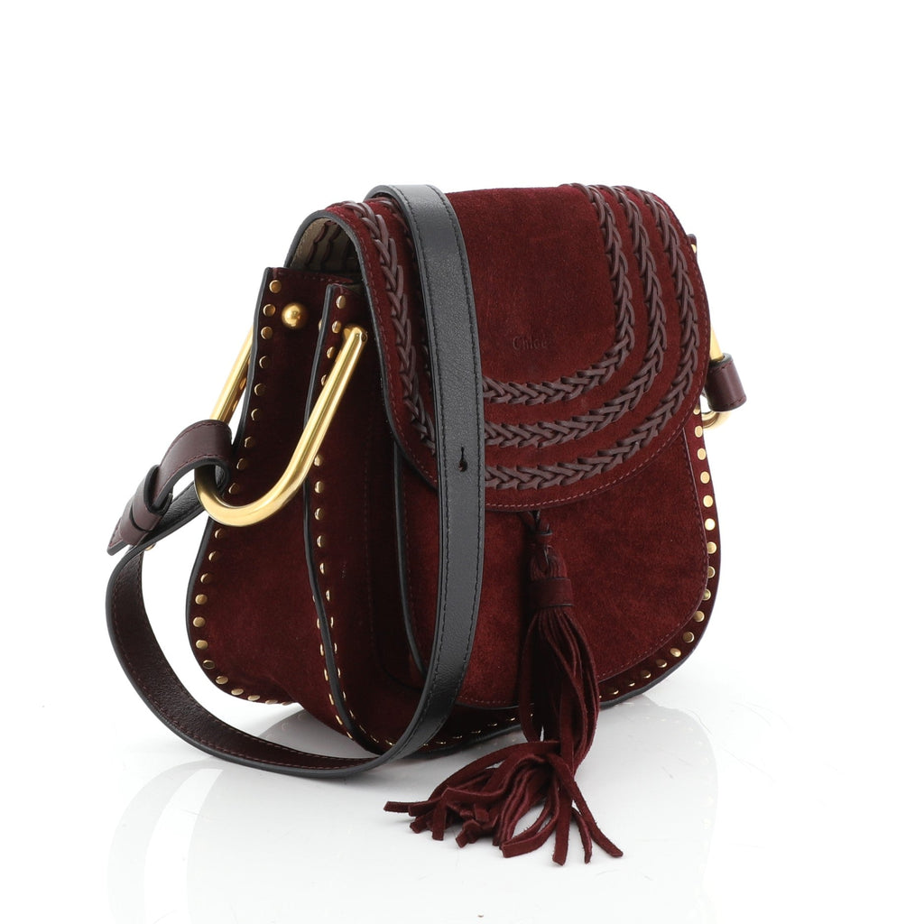 Hudson Handbag Whipstitch Suede Mini