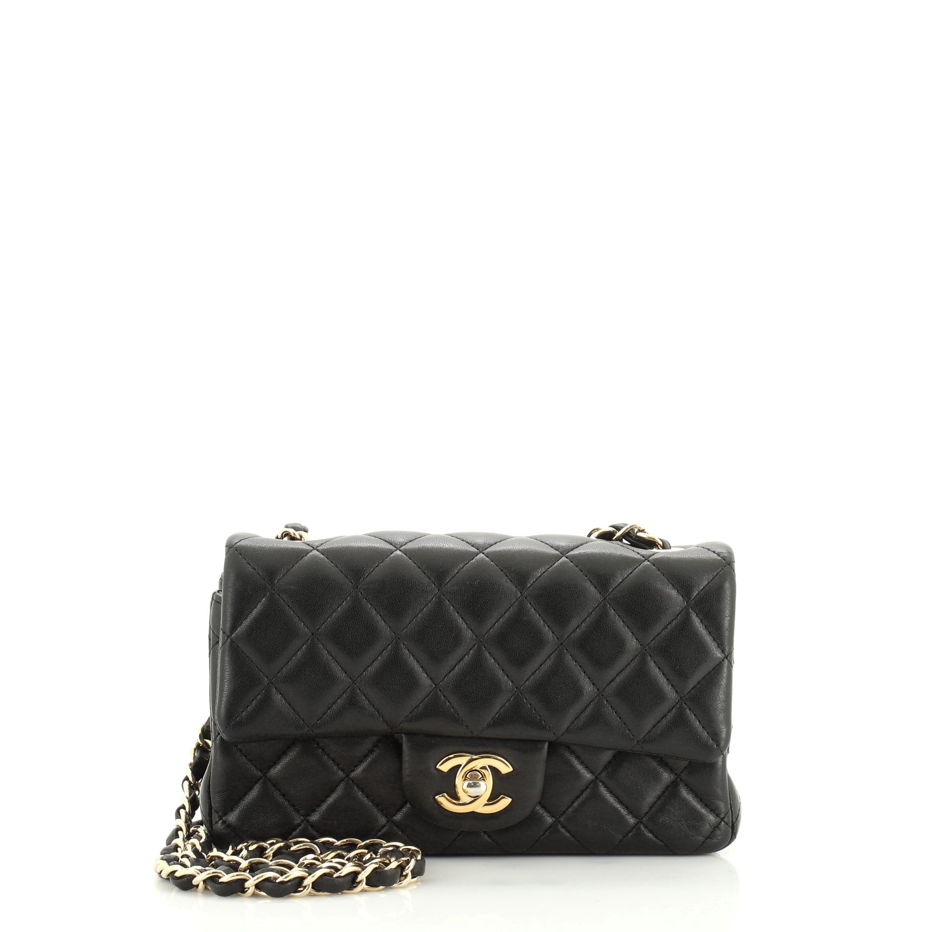 Classic Single Flap Bag Quilted Lambskin Mini