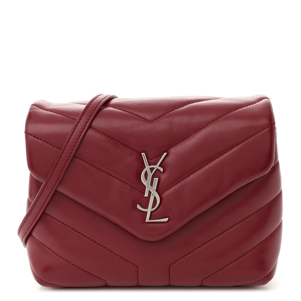 Calfskin Y Quilted Monogram Toy Loulou Crossbody Bag New Lipstick