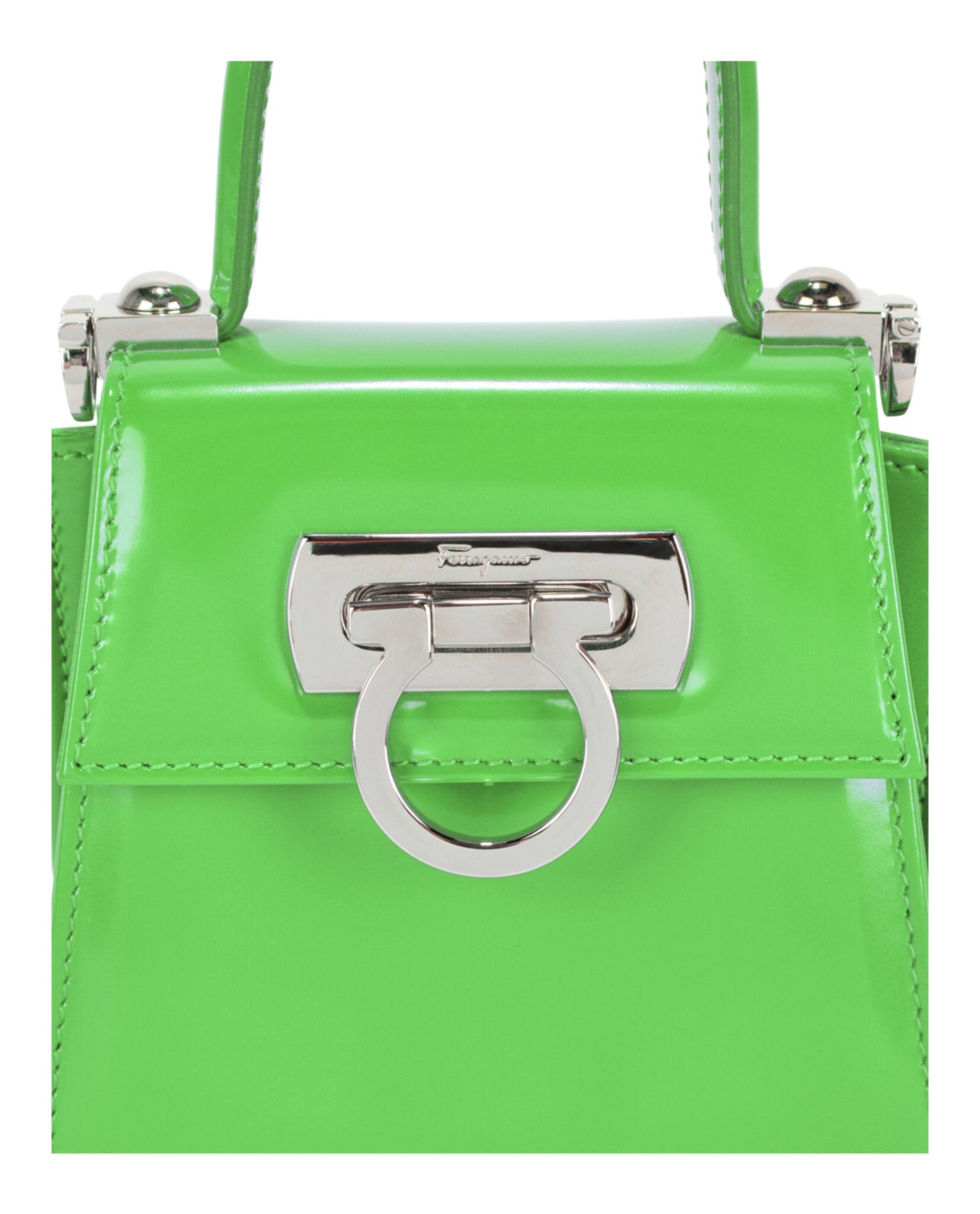 Iconic Top Handle Bag Leather Micro