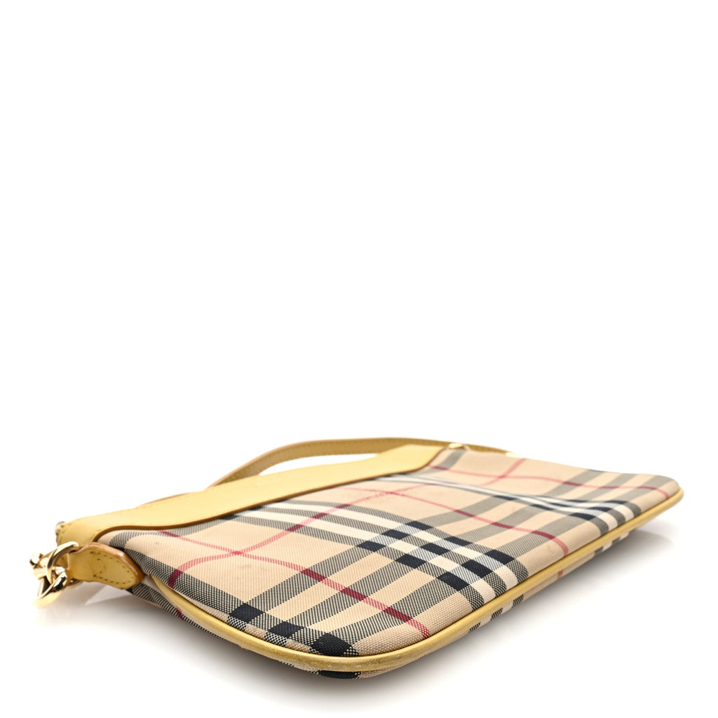 Horseferry Check Peyton Crossbody Clutch Bag Yellow