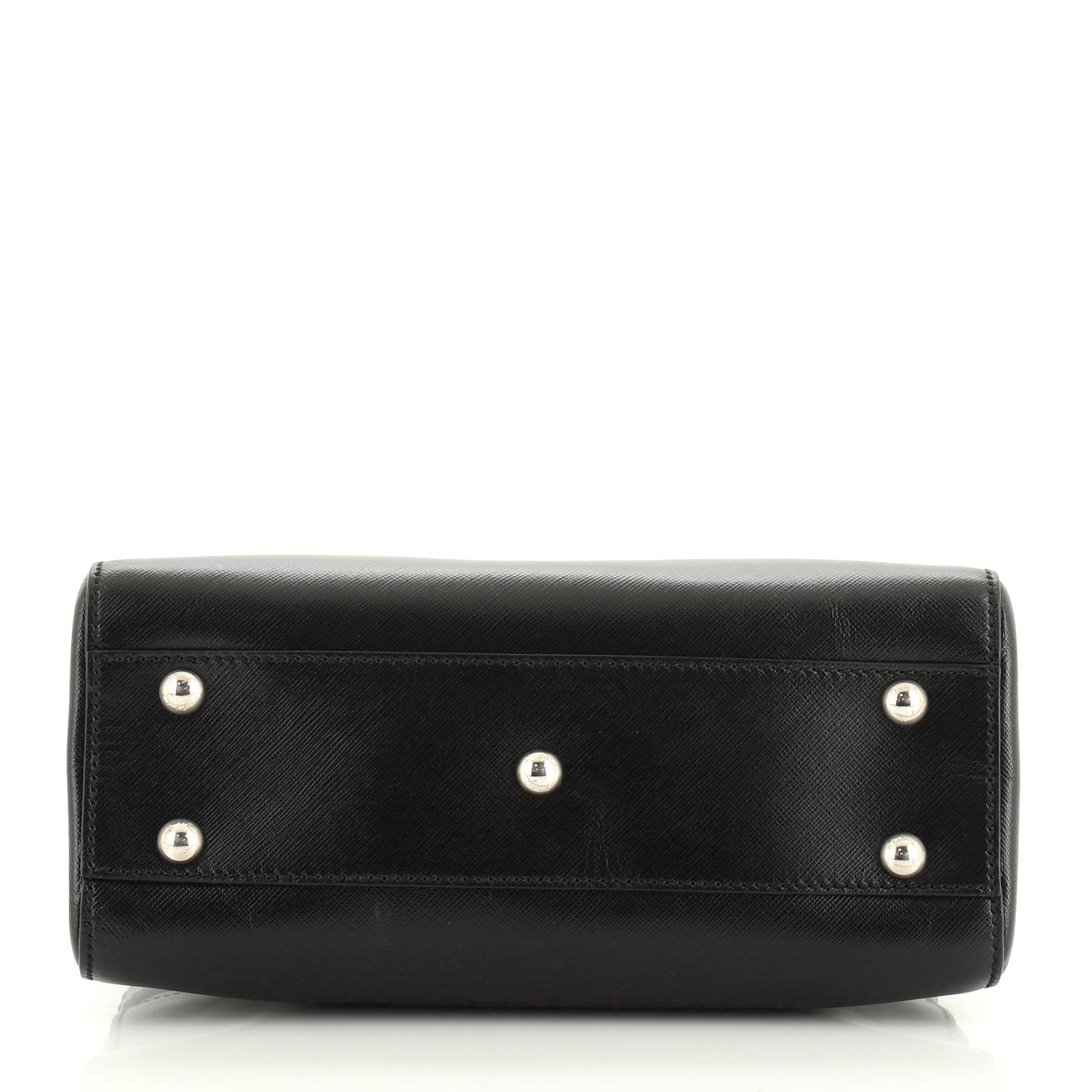 Batik Convertible Satchel Saffiano Leather Mini