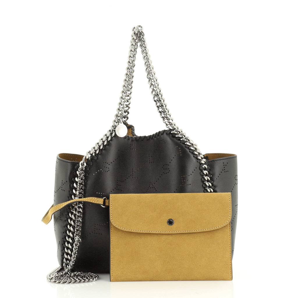 Falabella Reversible Tote Perforated Faux Leather Mini