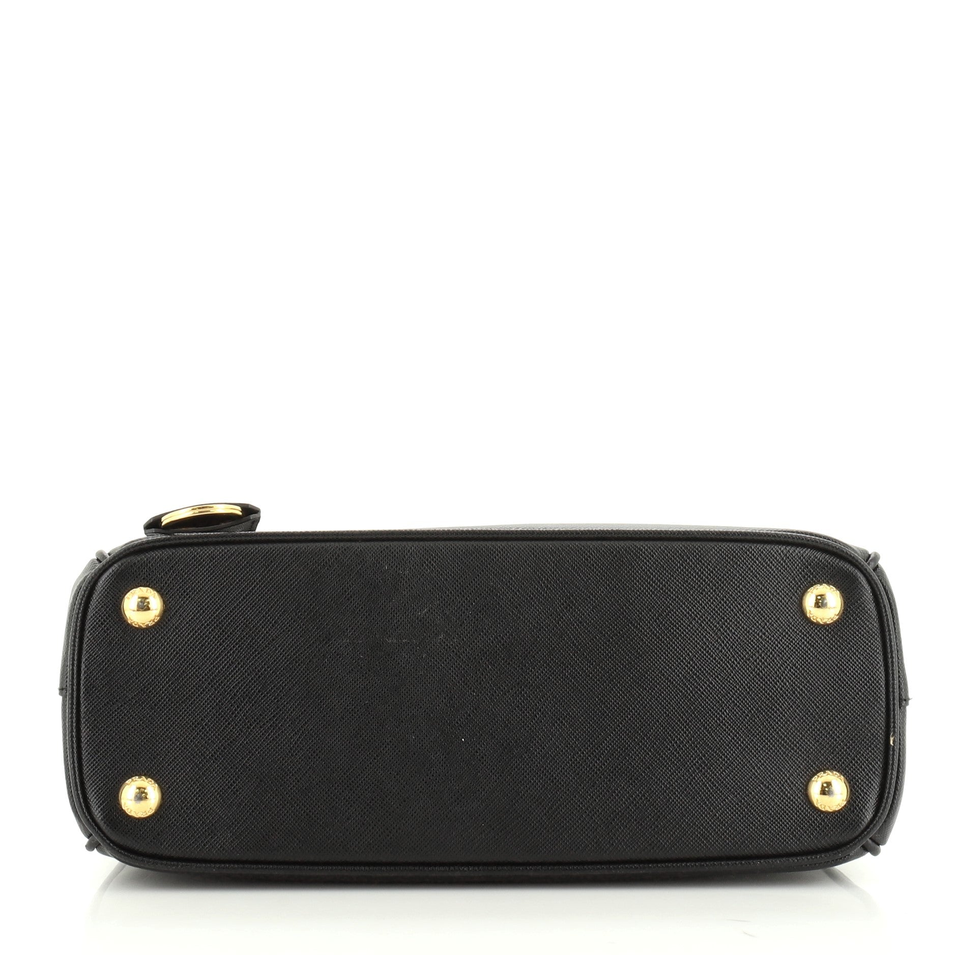 Double Zip Lux Tote Saffiano Leather Mini