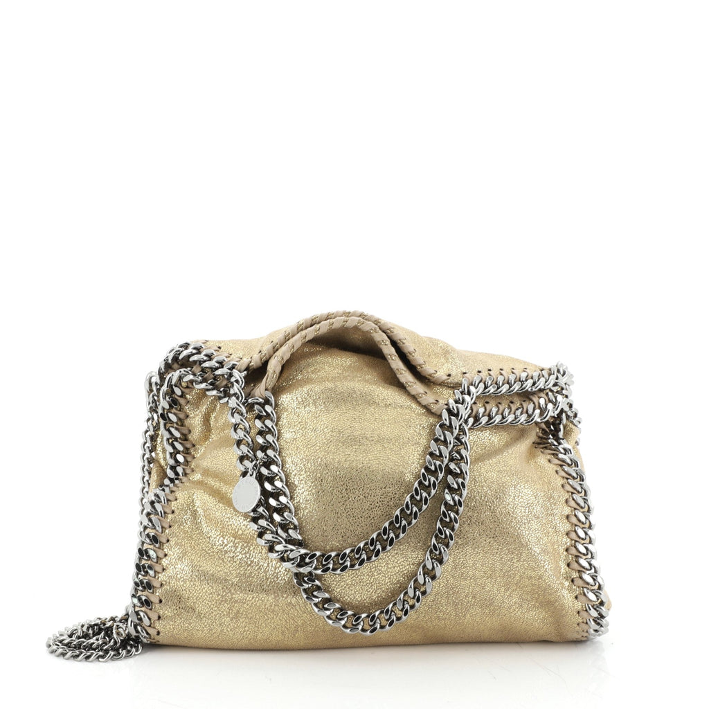 Falabella Fold Over Crossbody Bag Shaggy Deer Mini