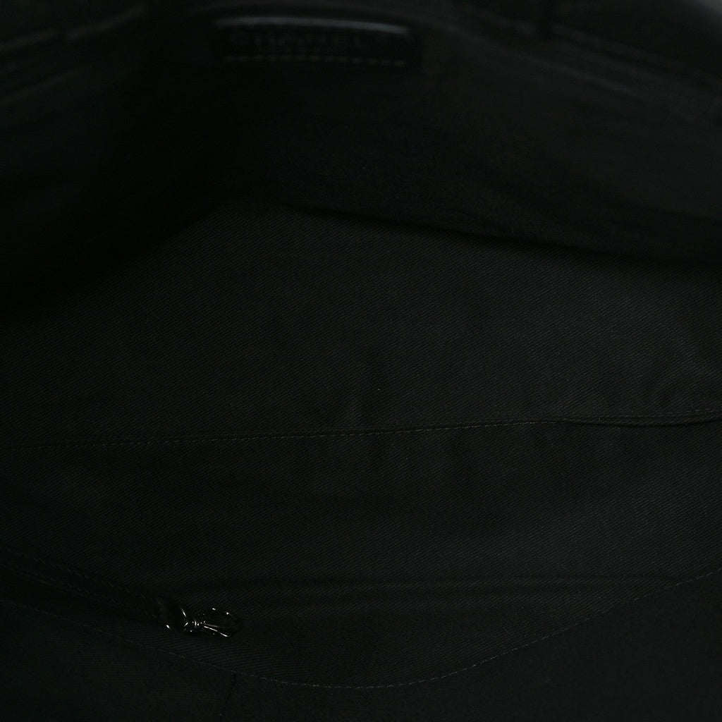 Calfskin CC Pocket Tote Black