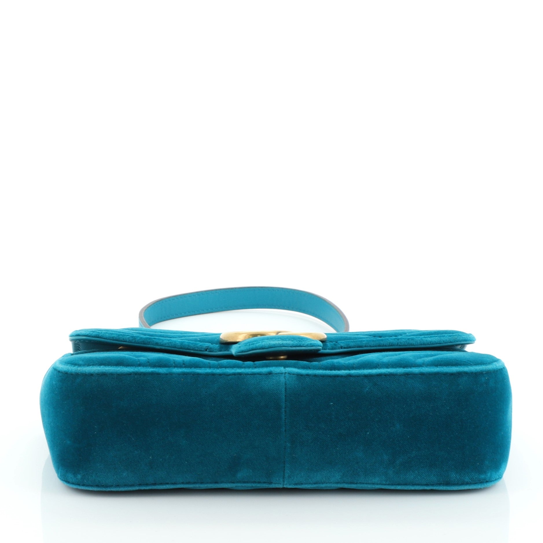 GG Marmont Flap Bag Matelasse Velvet Mini