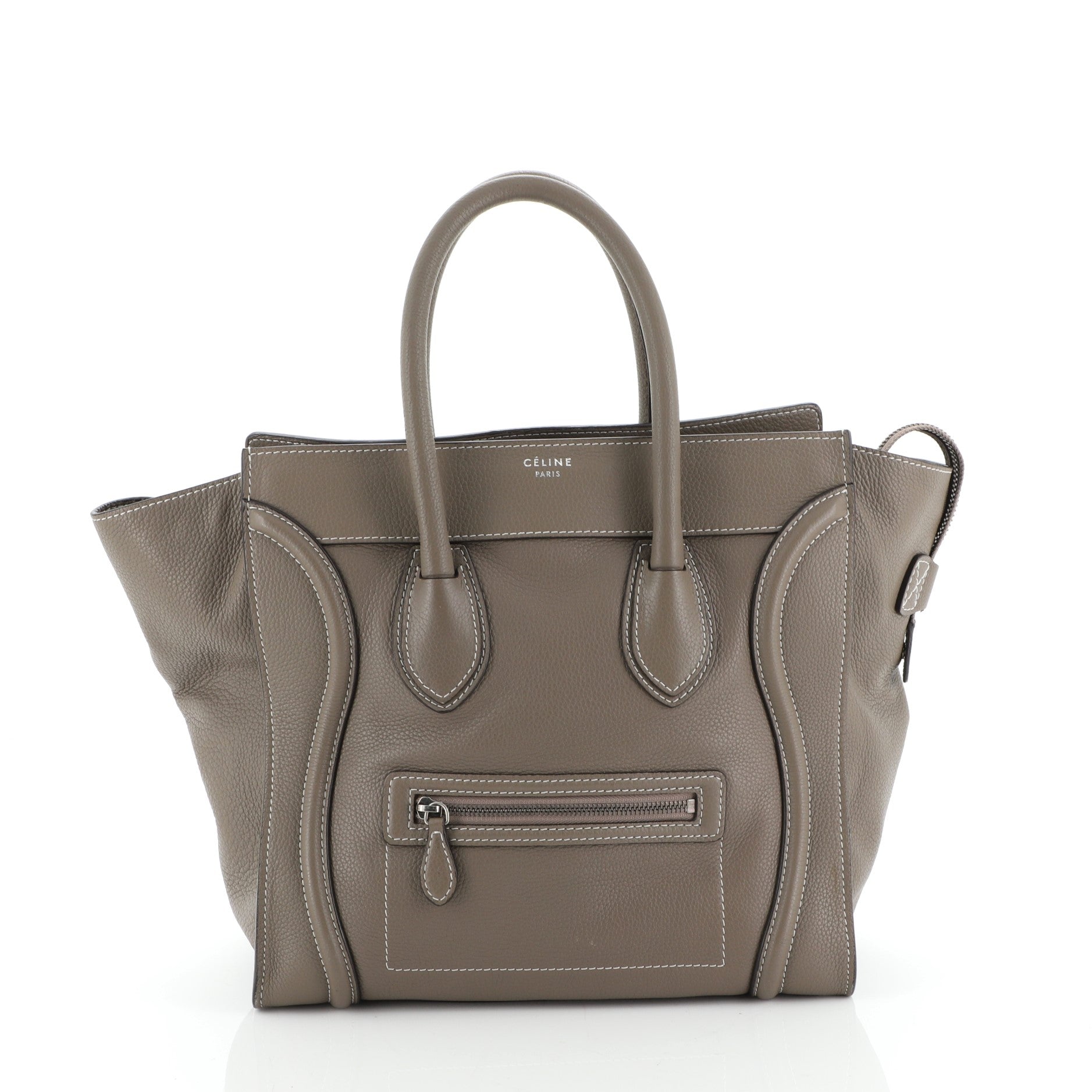 Luggage Bag Grainy Leather Mini