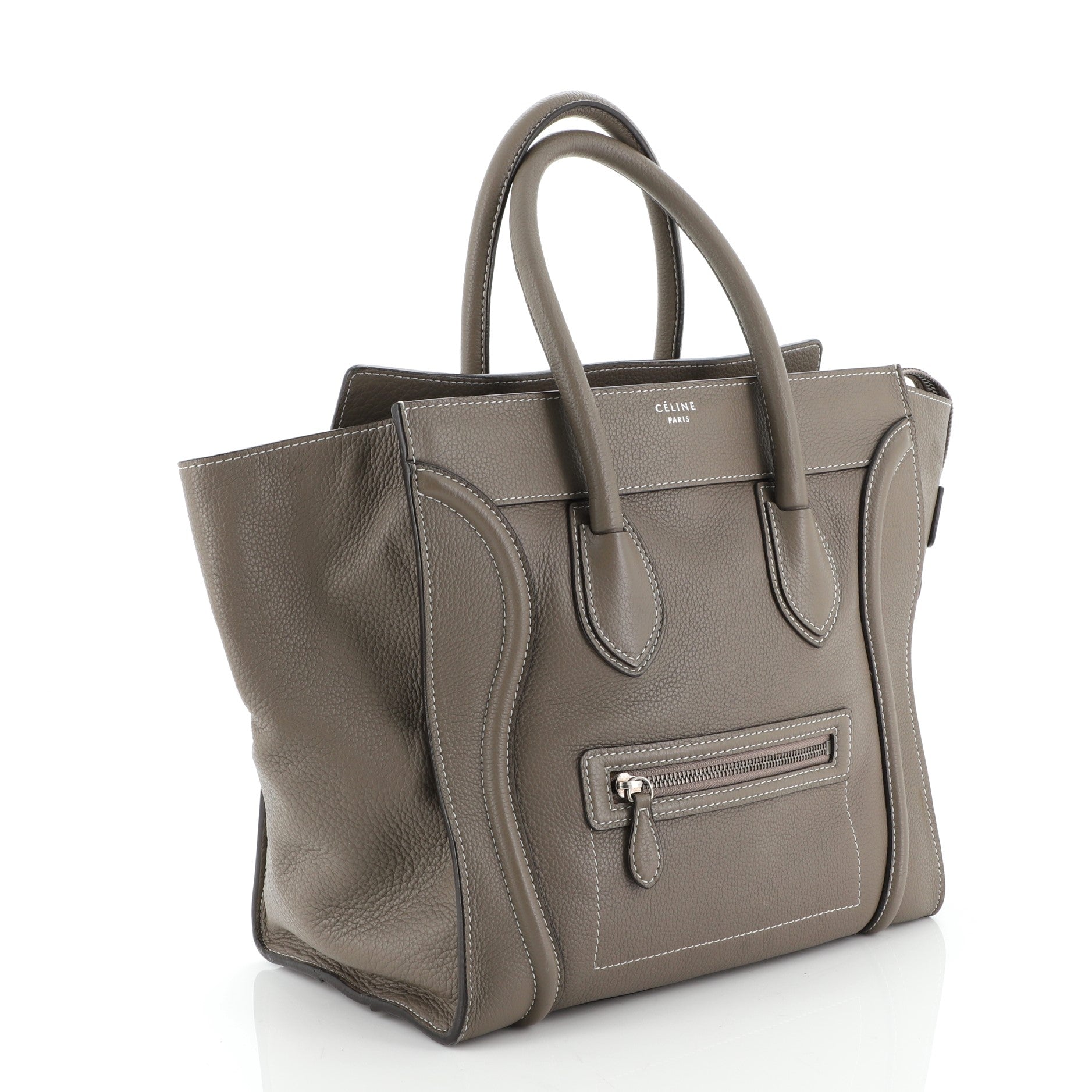 Luggage Bag Grainy Leather Mini
